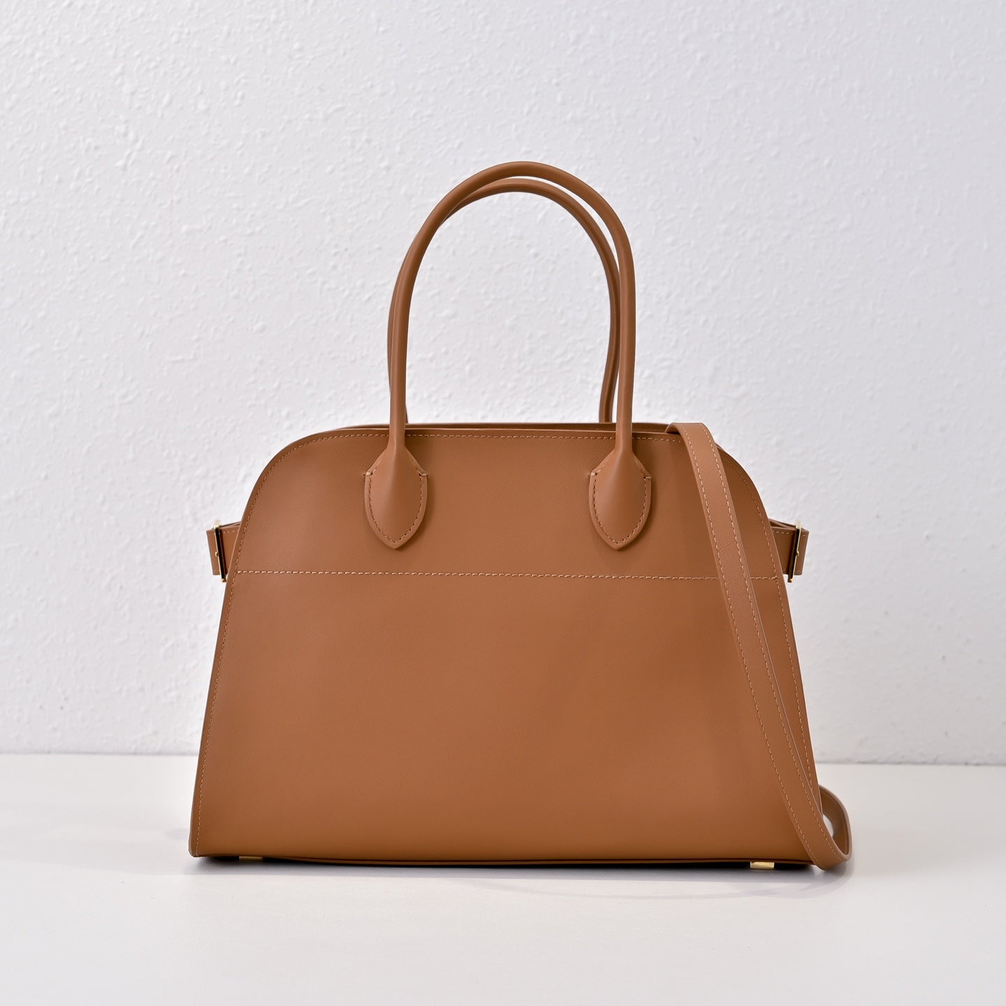 The Row Margaux 12 32cm Tote Bag In Calfskin
