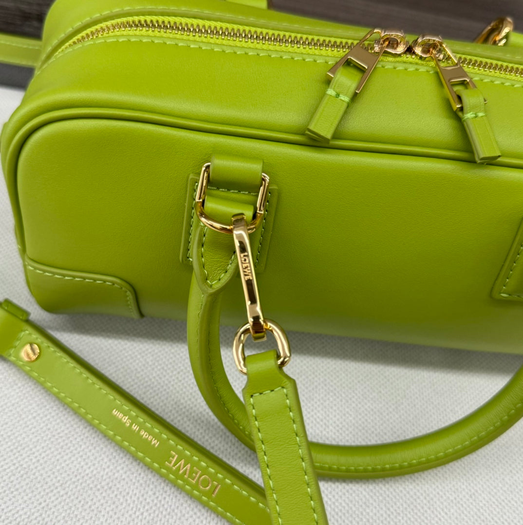 Loewe Mini Bowling Bag 23 Green Calfskin 280614