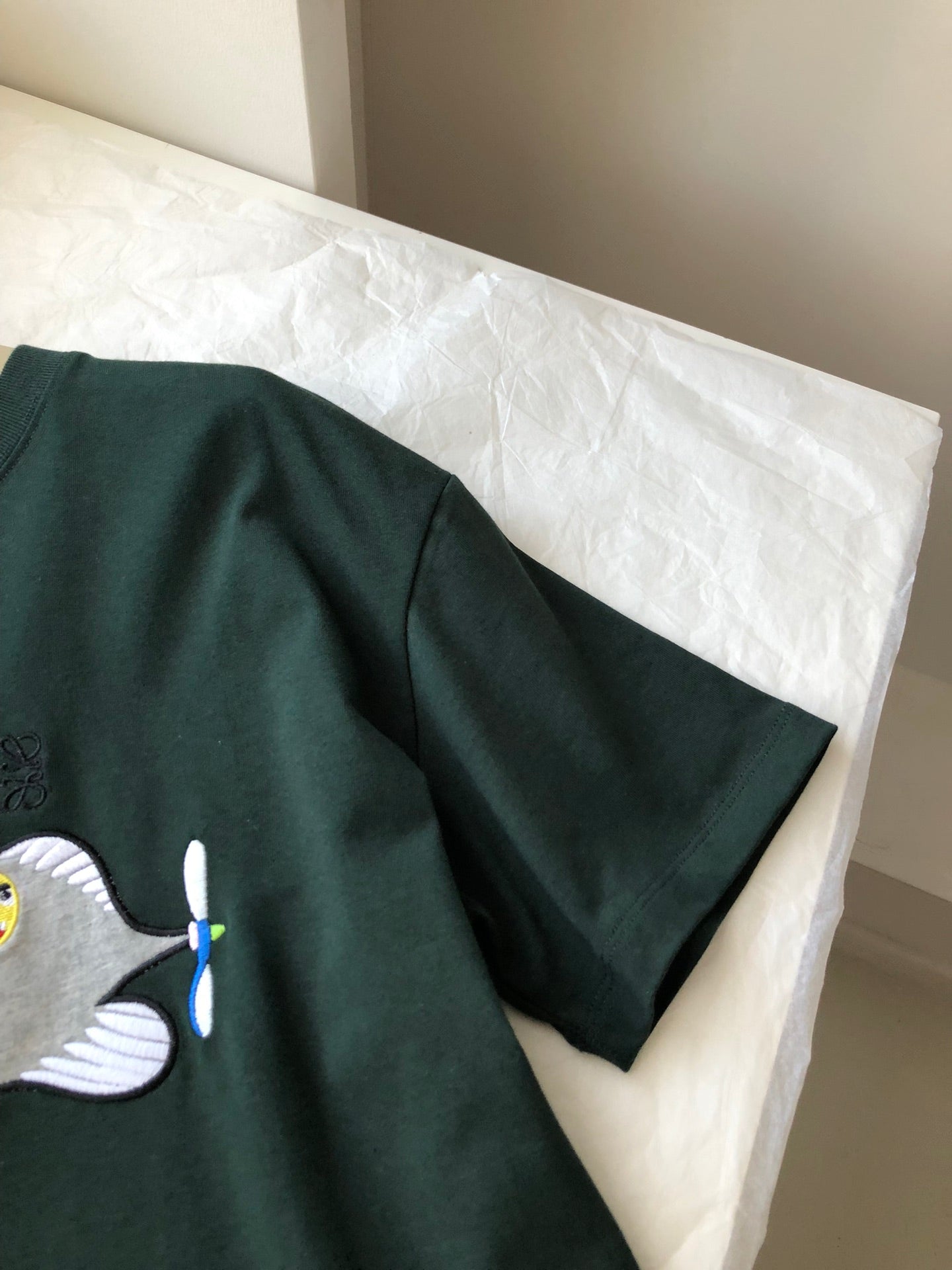 Loewe Submarine T-shirt Green Cotton