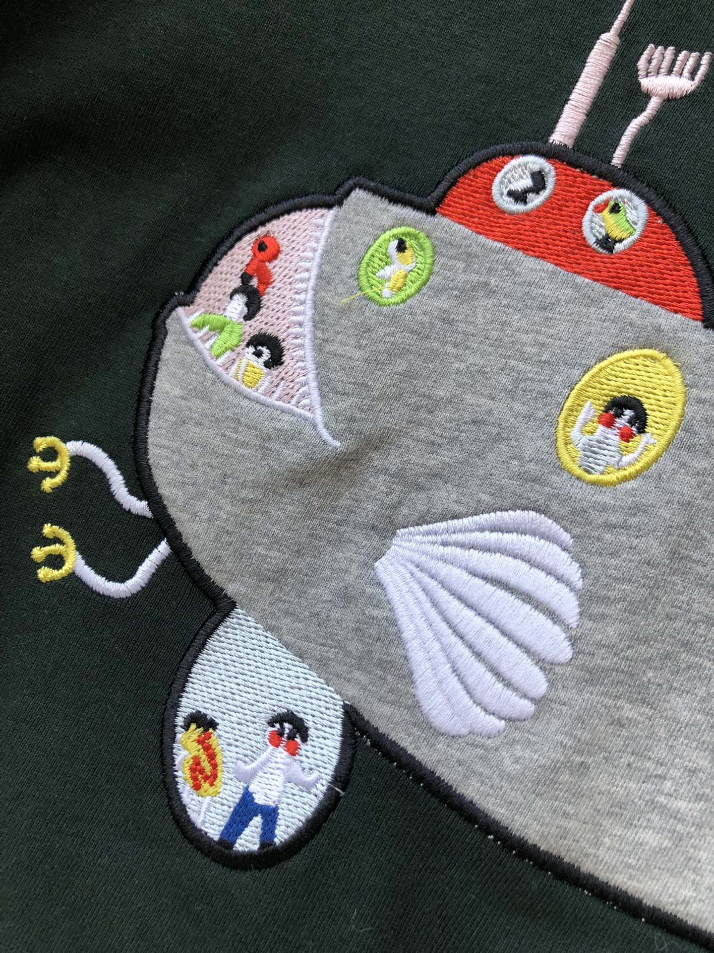 Loewe Submarine T-shirt Green Cotton