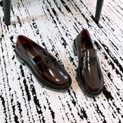 CC Moccasins 45mm In Burgundy Glossy Lambskin 144629