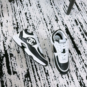 CC Sneaker 35mm In Black Mix White Soft Cowhide 144704