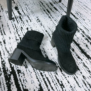 CC Ankle Boots 70MM In Black Suede 144562