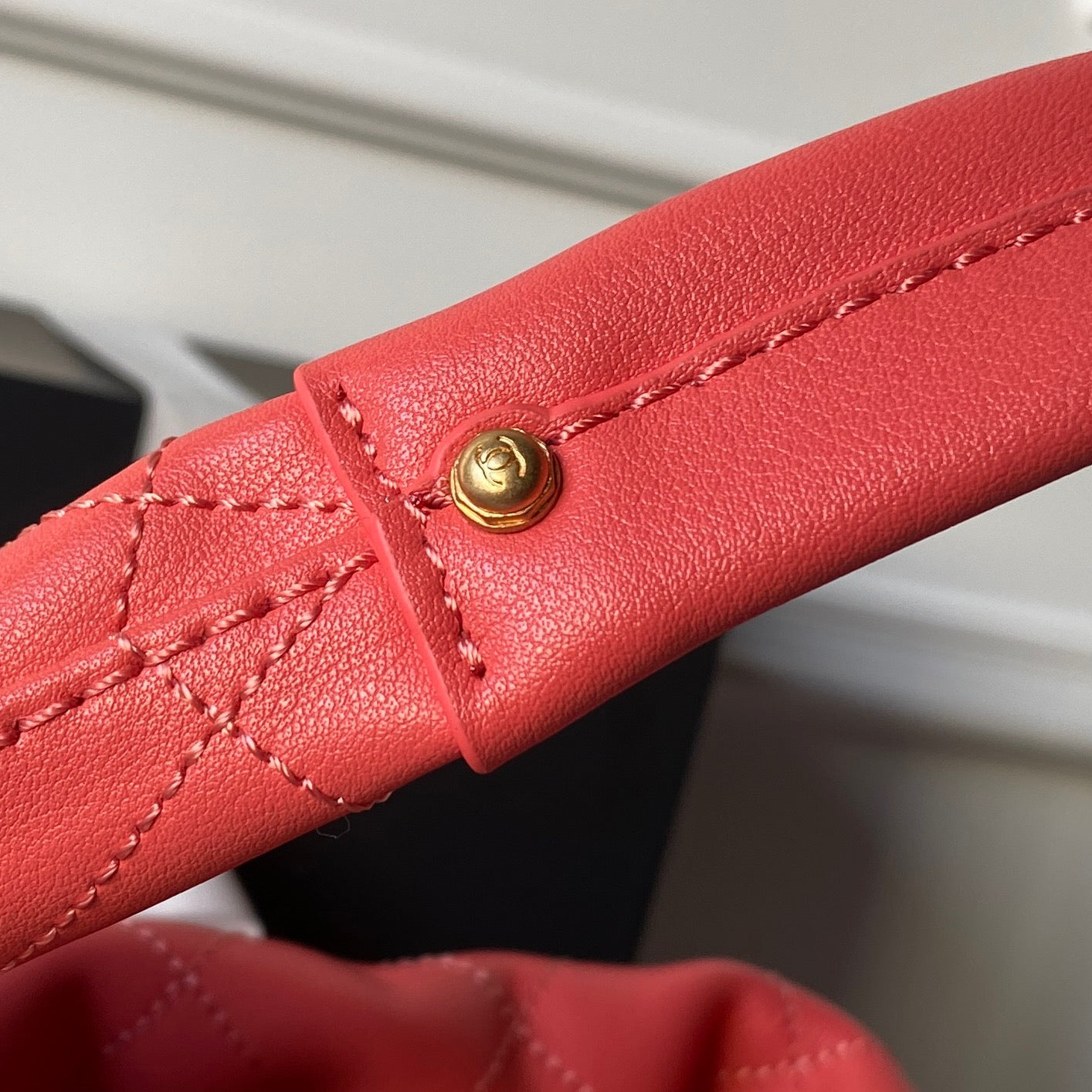 Chanel 2025 Hobo Bag 32cm Red Calfskin 315838