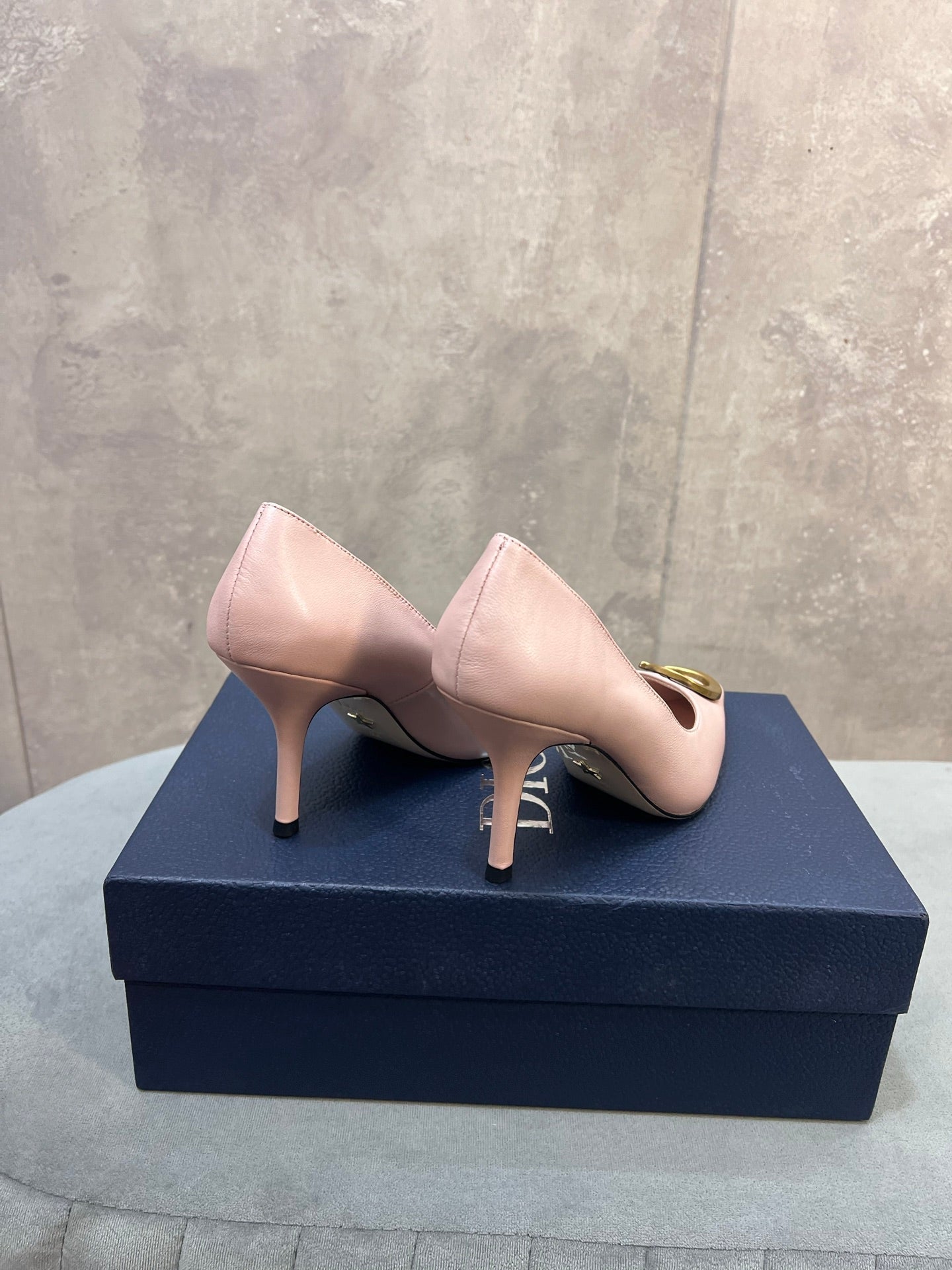 CD 26 High-Heeled 85 Pumps Light Pink Cowhide 594570