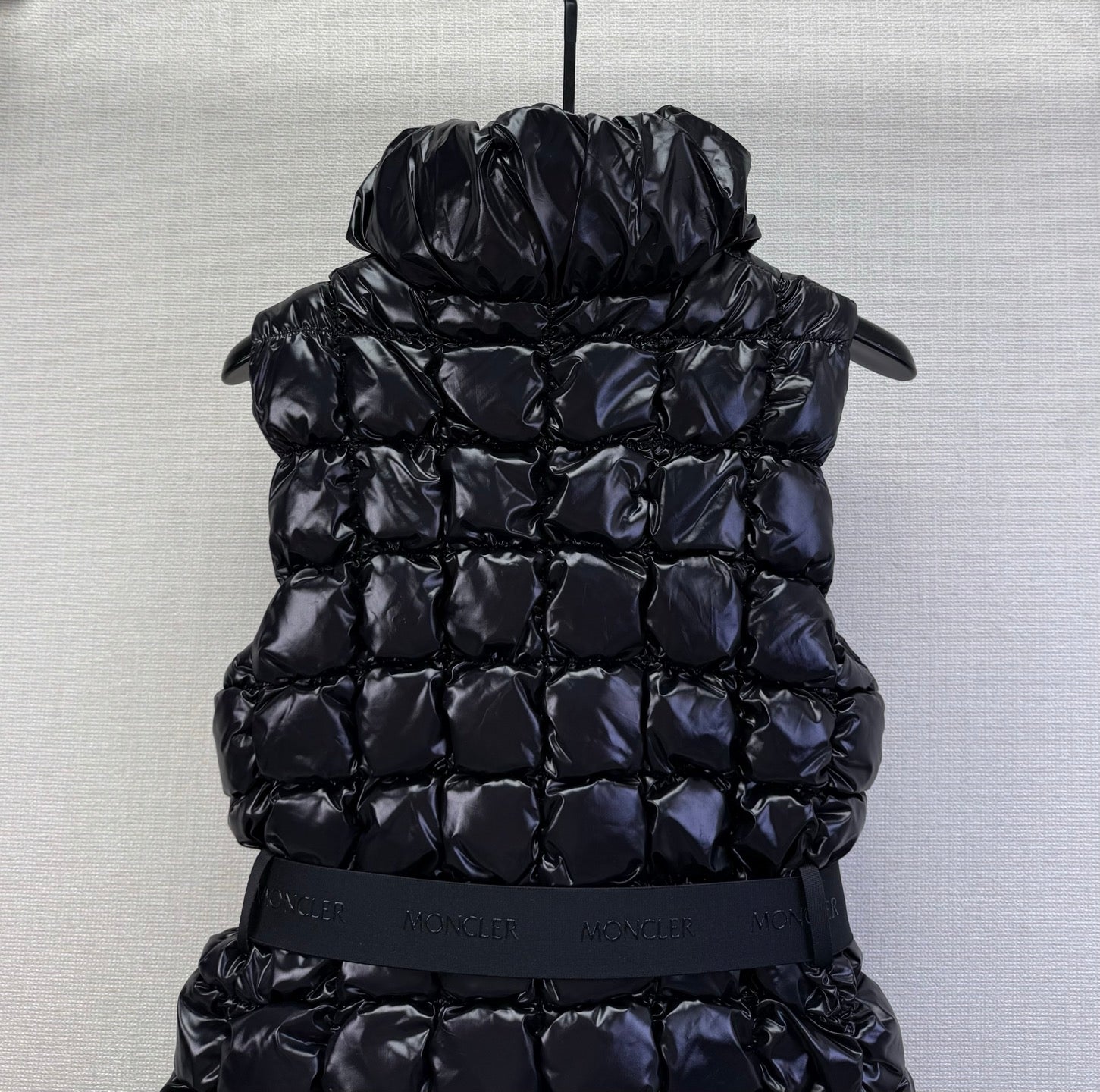 MC 2025 Emilion Square-Quilted Down Gilet Black Nylon Down