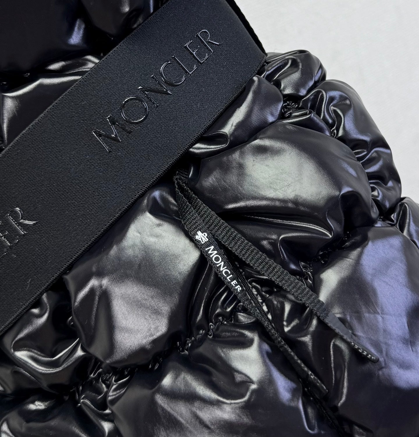 MC 2025 Emilion Square-Quilted Down Gilet Black Nylon Down