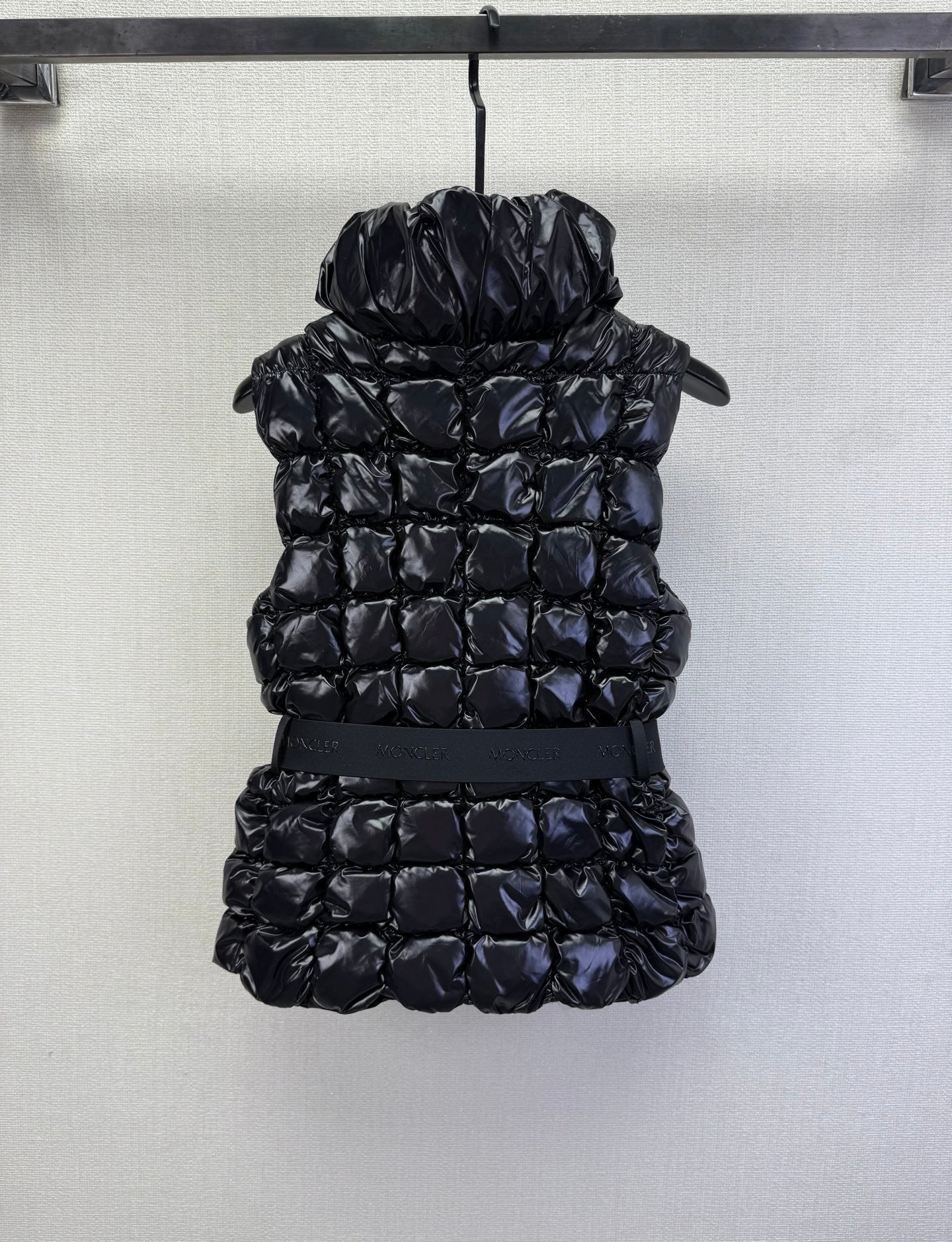 MC 2025 Emilion Square-Quilted Down Gilet Black Nylon Down
