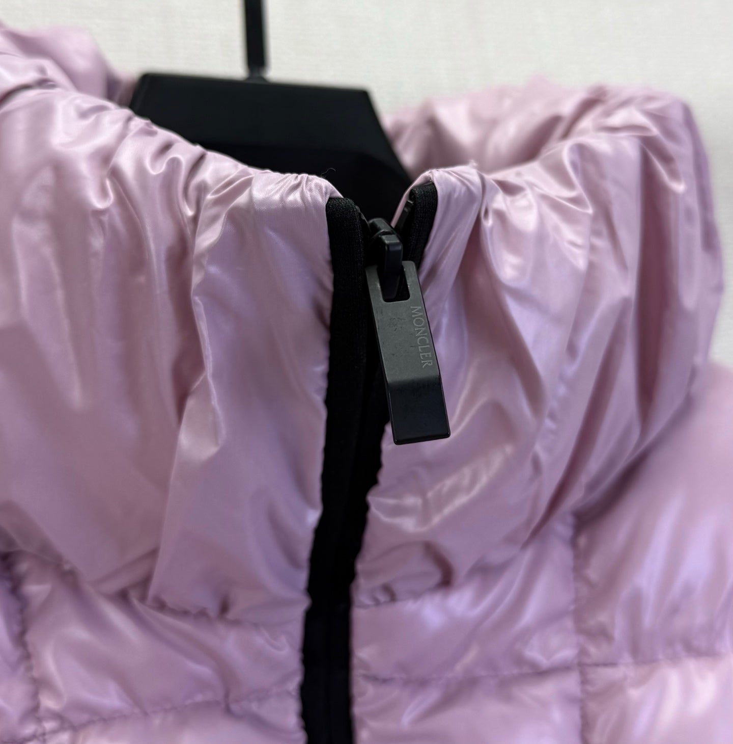 MC 2025 Emilion Square-Quilted Down Gilet Purple Nylon Down