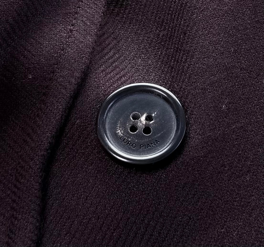 LP 25 Kerril Trench Coat Charcoal Black Waool Blend Fbric 315821