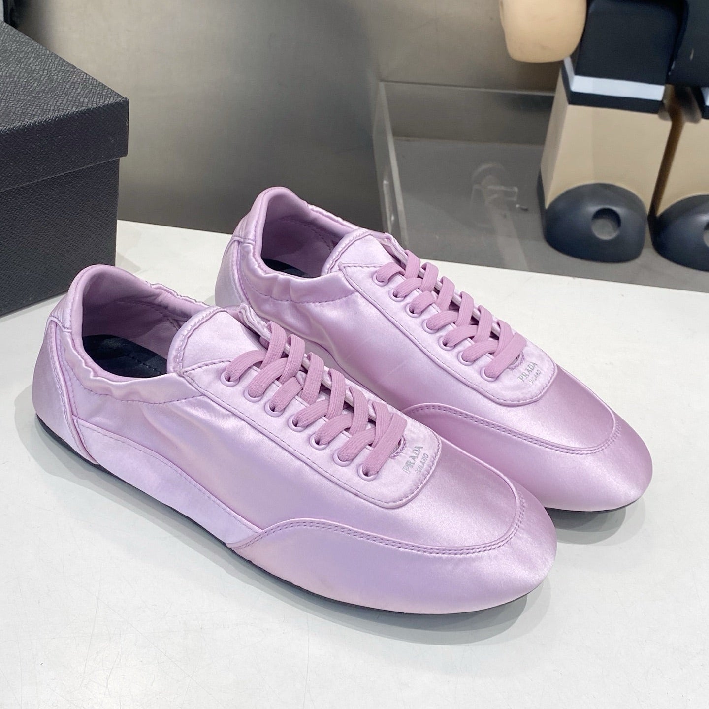 PRA 26S Casual Sneaker Baby Pink Satin 628550