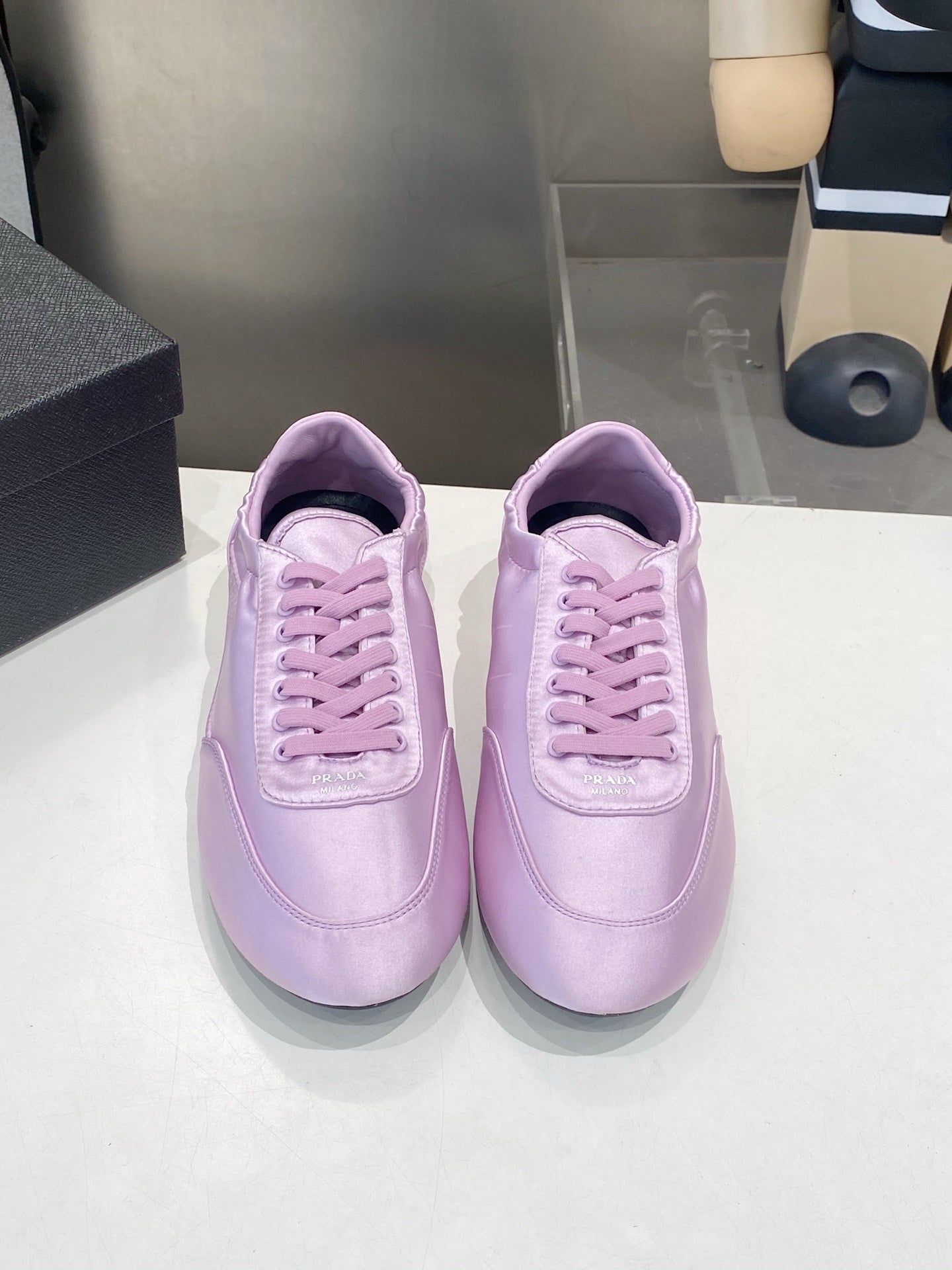 PRA 26S Casual Sneaker Baby Pink Satin 628550