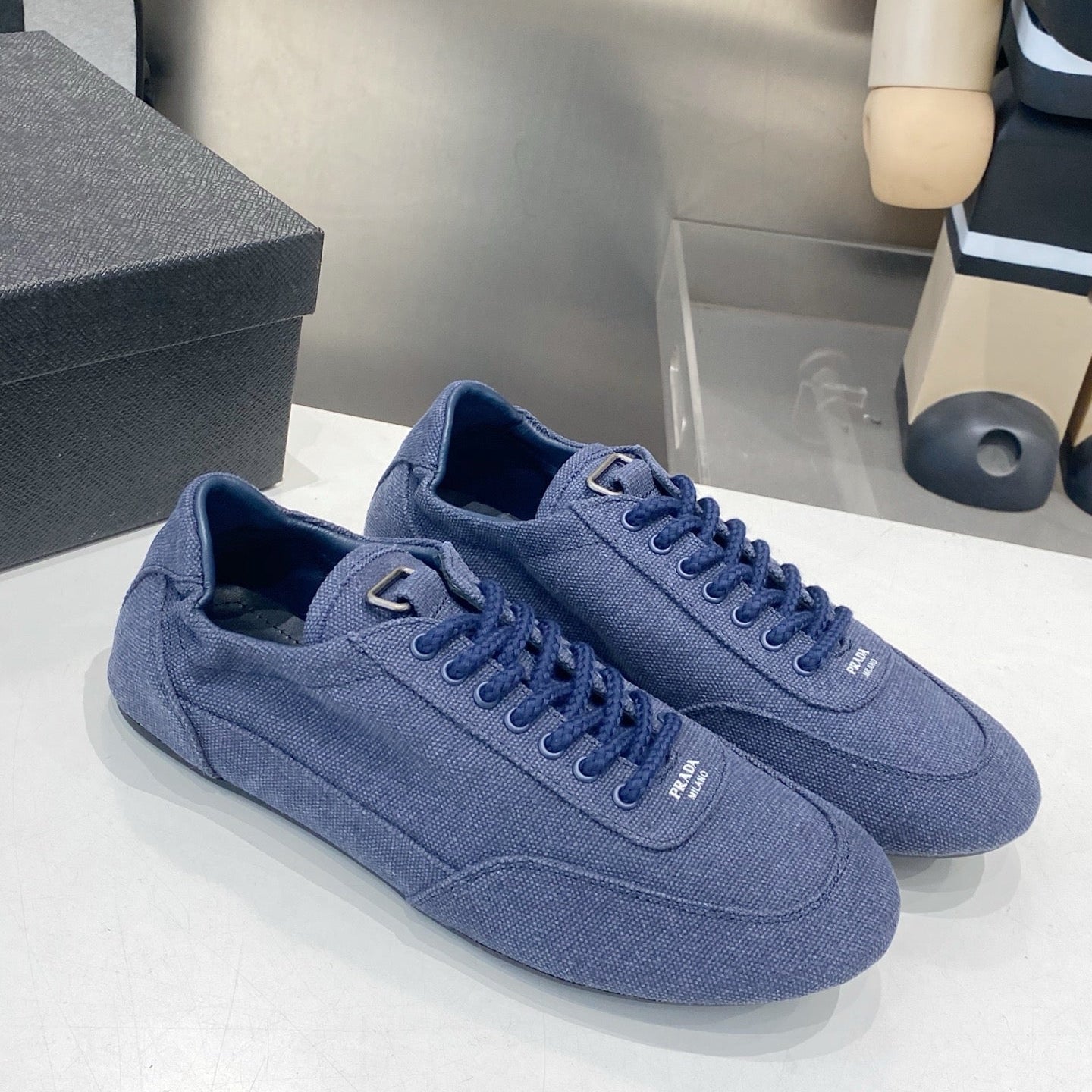 PRA 26S Casual Sneaker Dark Blue Canvas 628551