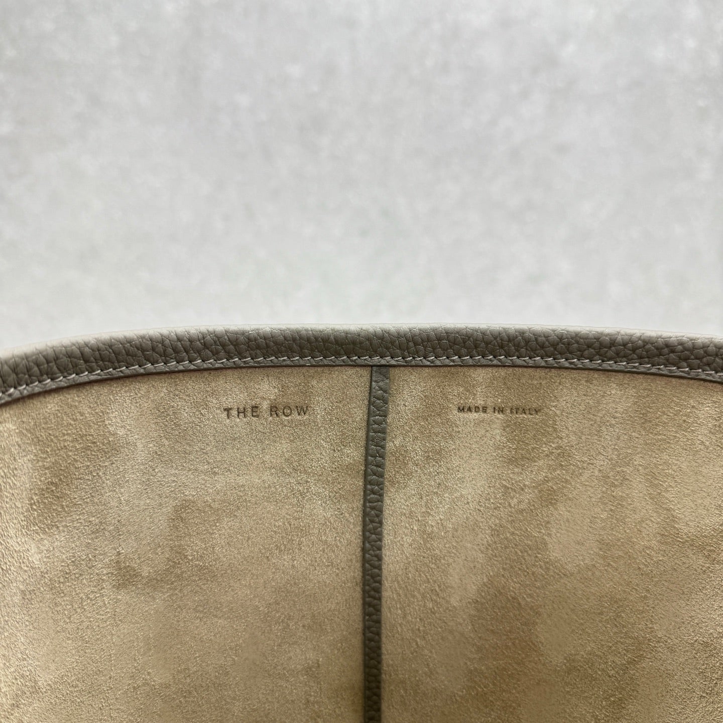 The Row 2025 N/S Park Tote Bag 30cm Gray Calfskin