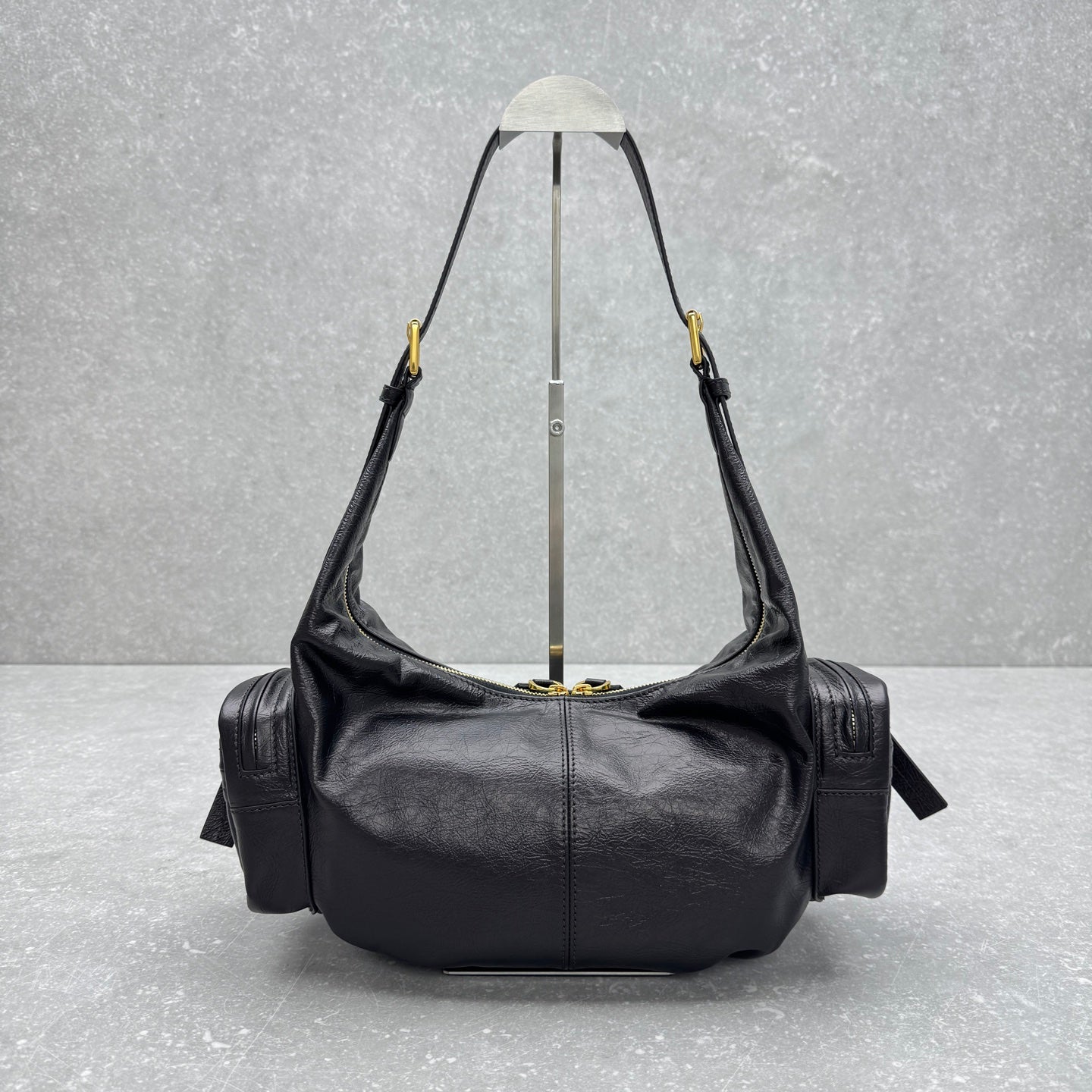 Dior 2025 Grand Tour Multipocket Bag 52cm Black Calfskin