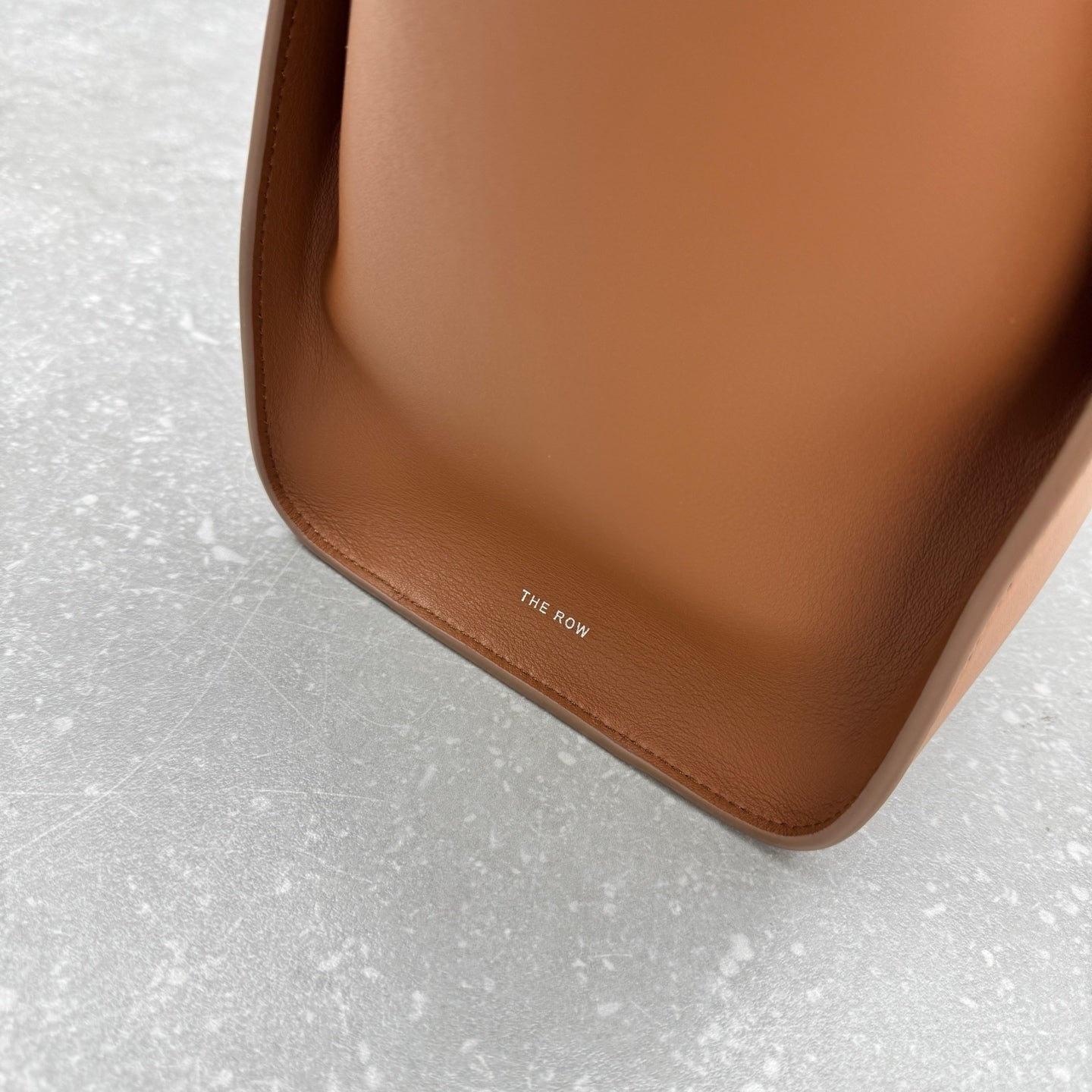 The Row 2025 Marlo 14 Bag 35cm Brown Leather
