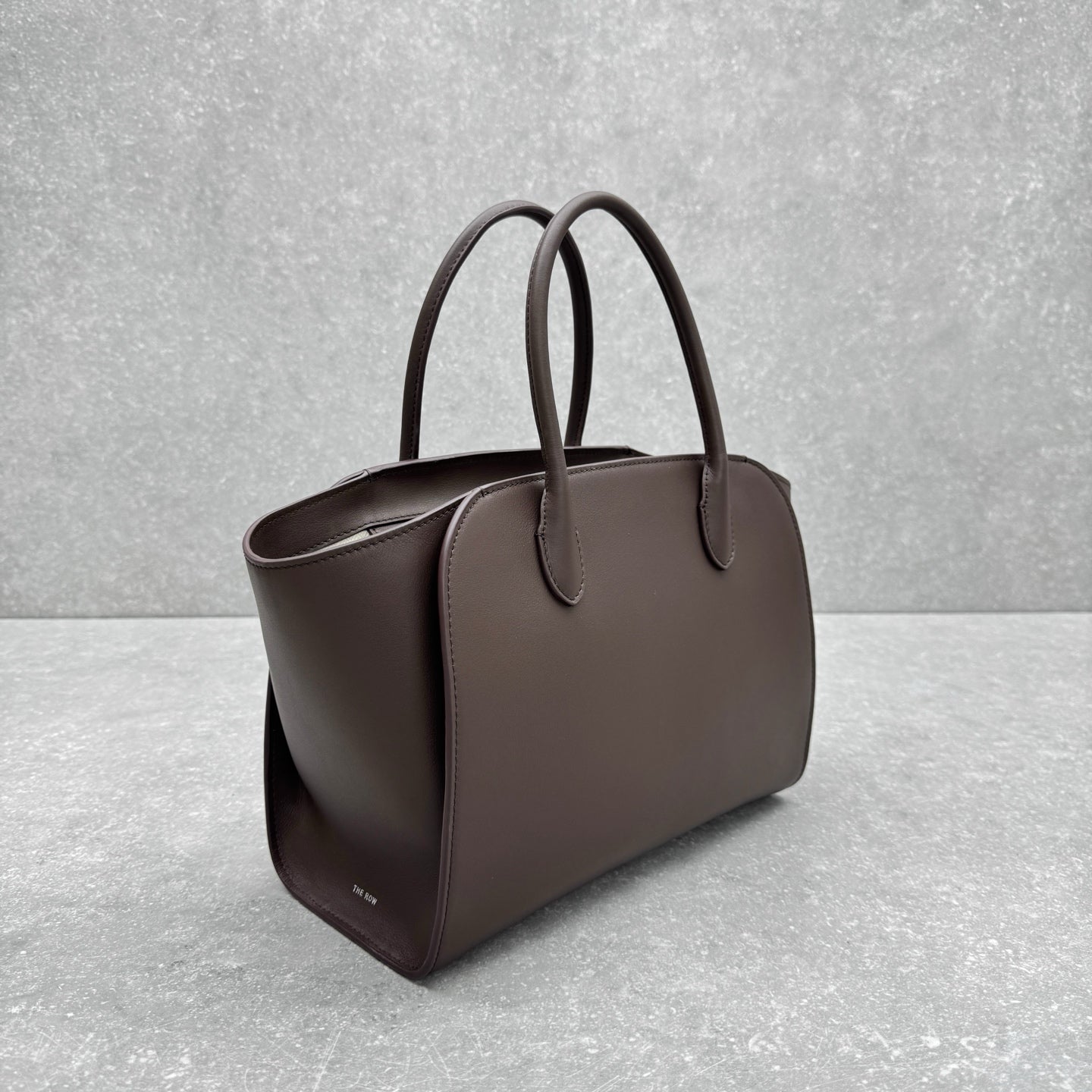 The Row 2025 Marlo  Bag Chocolate Leather
