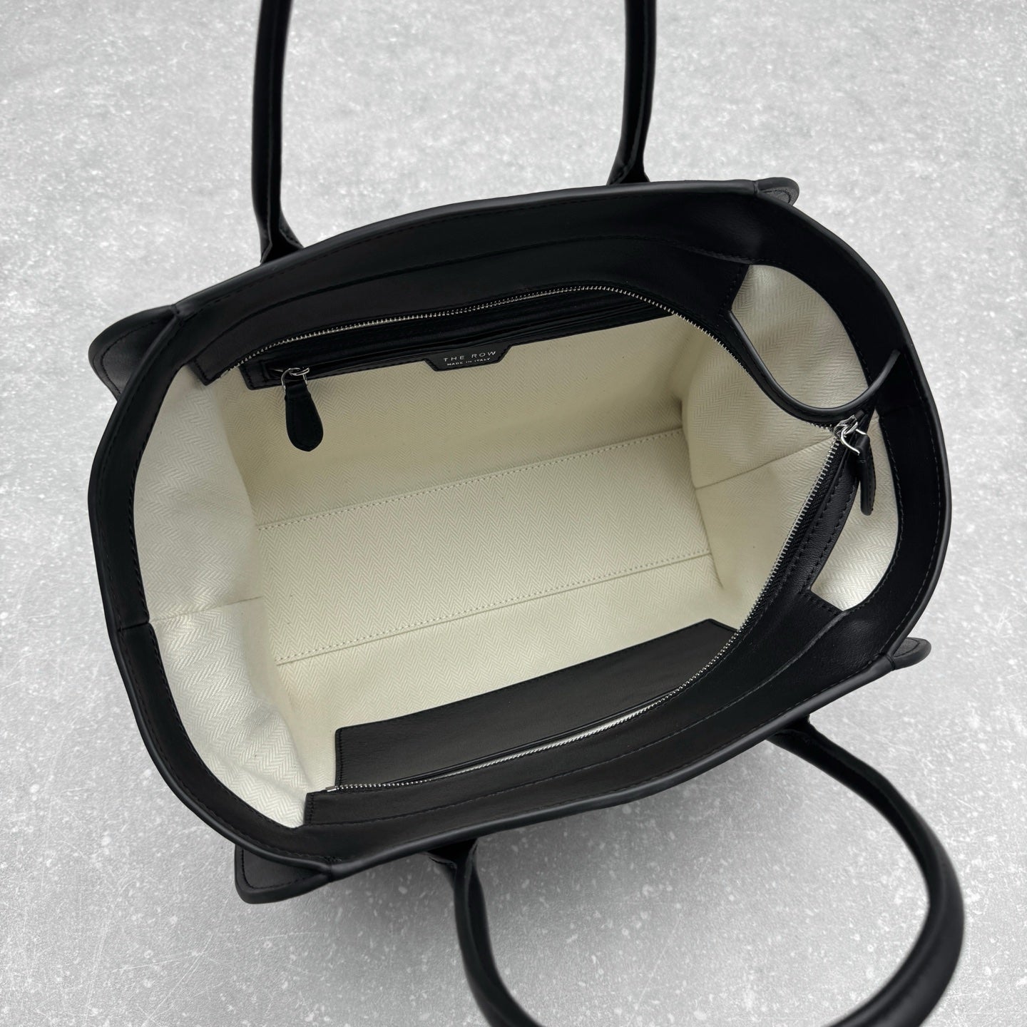 The Row 2025 Marlo Bag  Black Leather