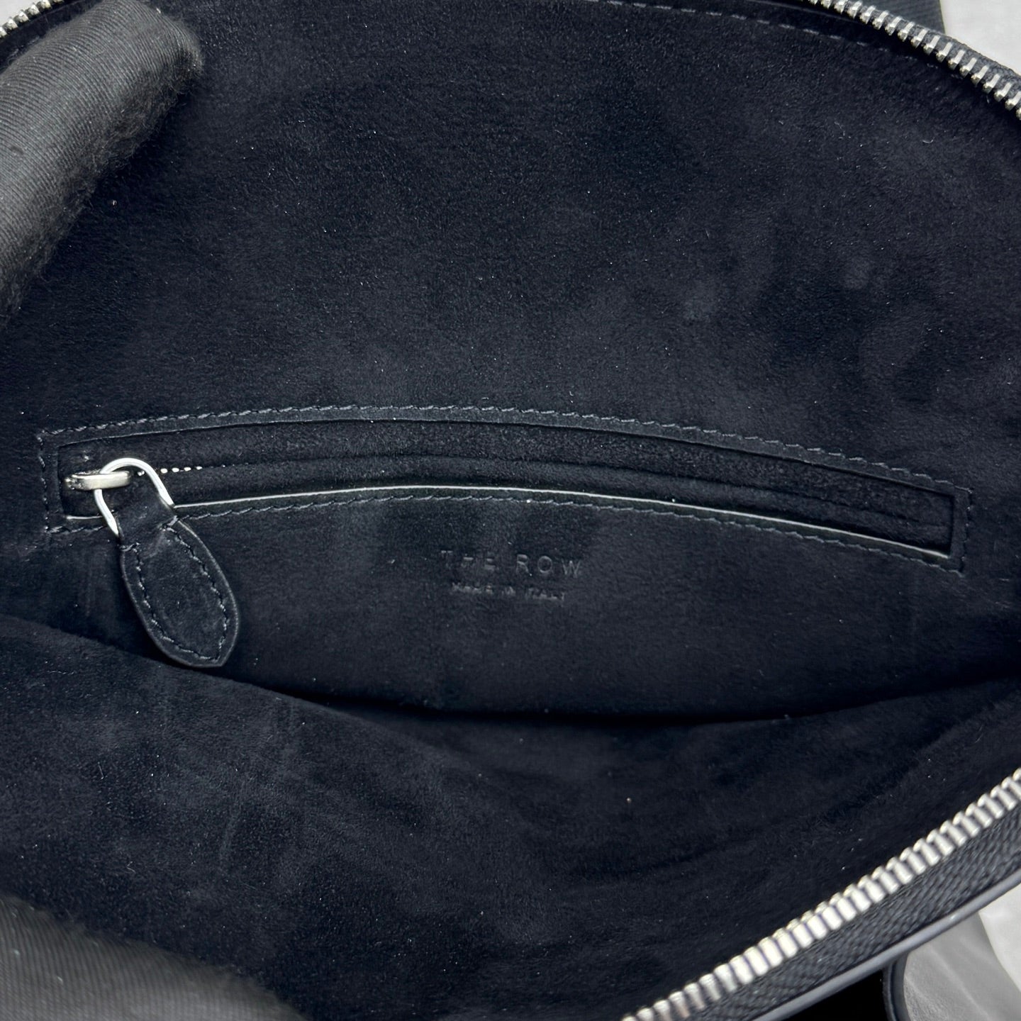 The Row 2025 Harper Backpack 26cm Black Leather