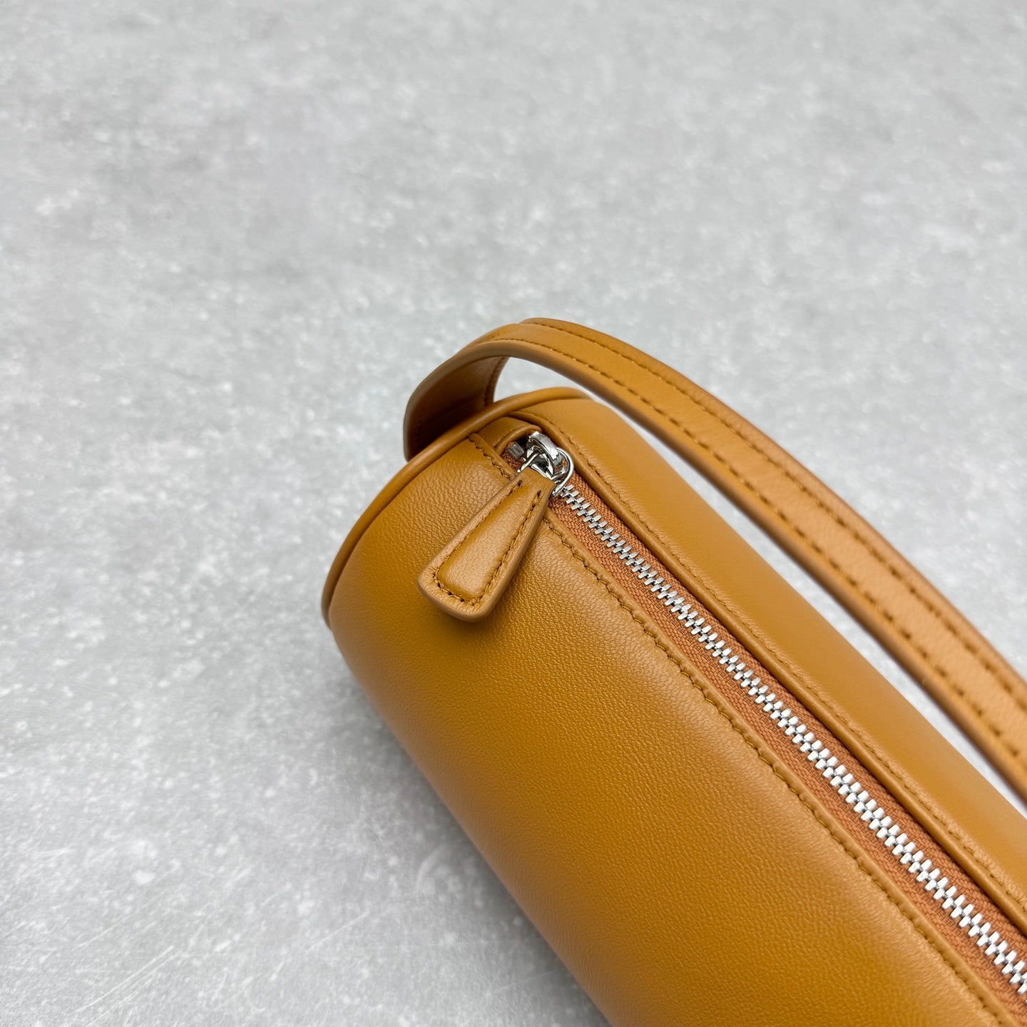 The Row 2025 Round 90's Bag Yellow Leather