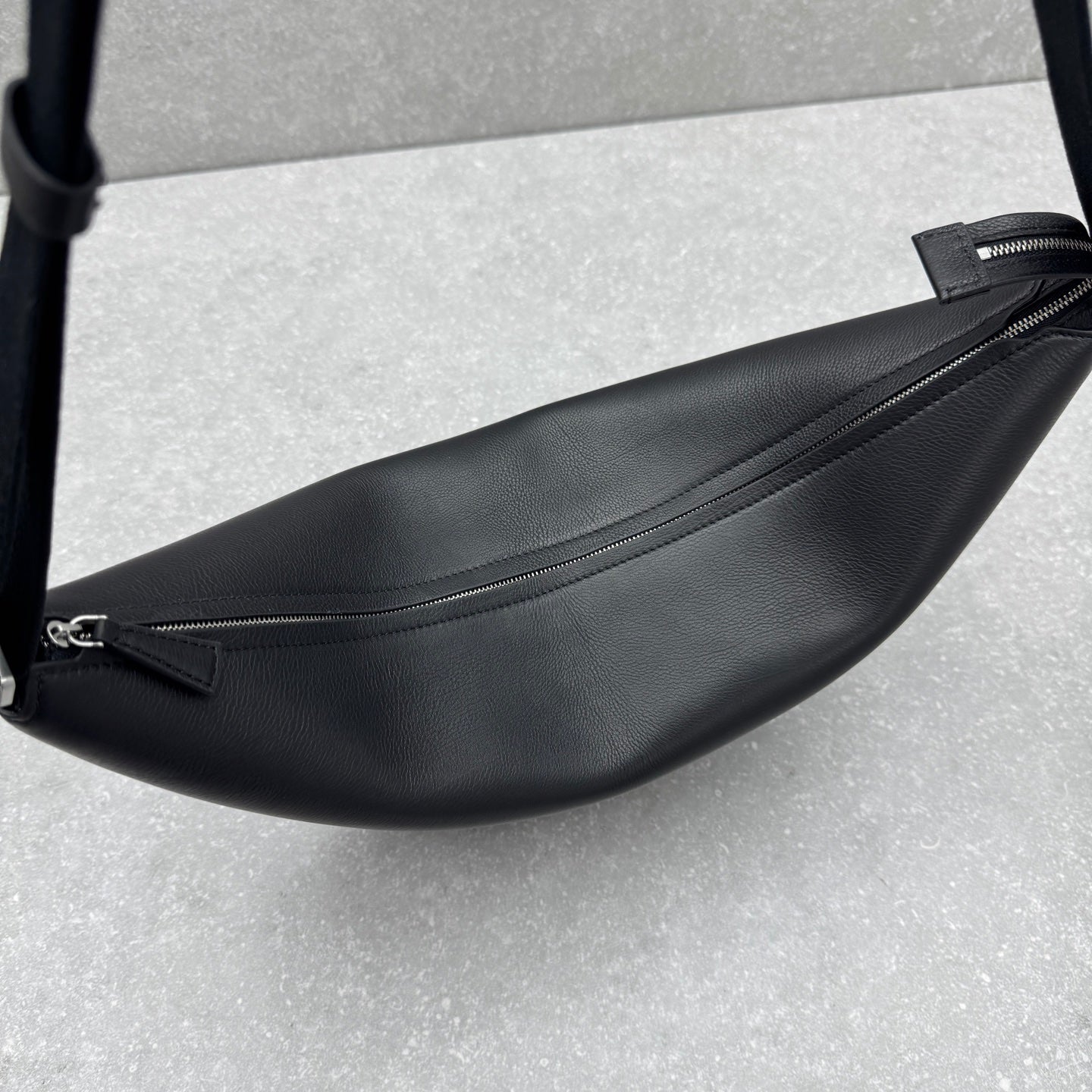 The Row 2025 Jouve Bag 46cm Black Calfskin