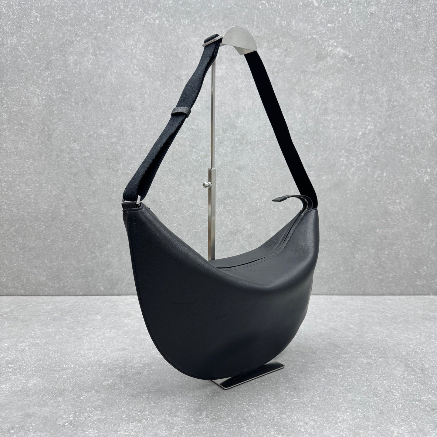 The Row 2025 Jouve Bag 46cm Black Calfskin
