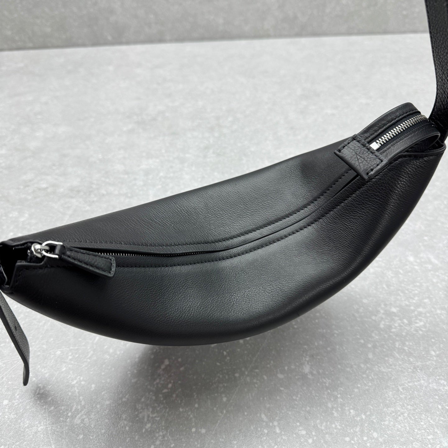 The Row 2025 Jouve Bag 34cm Black Calfskin