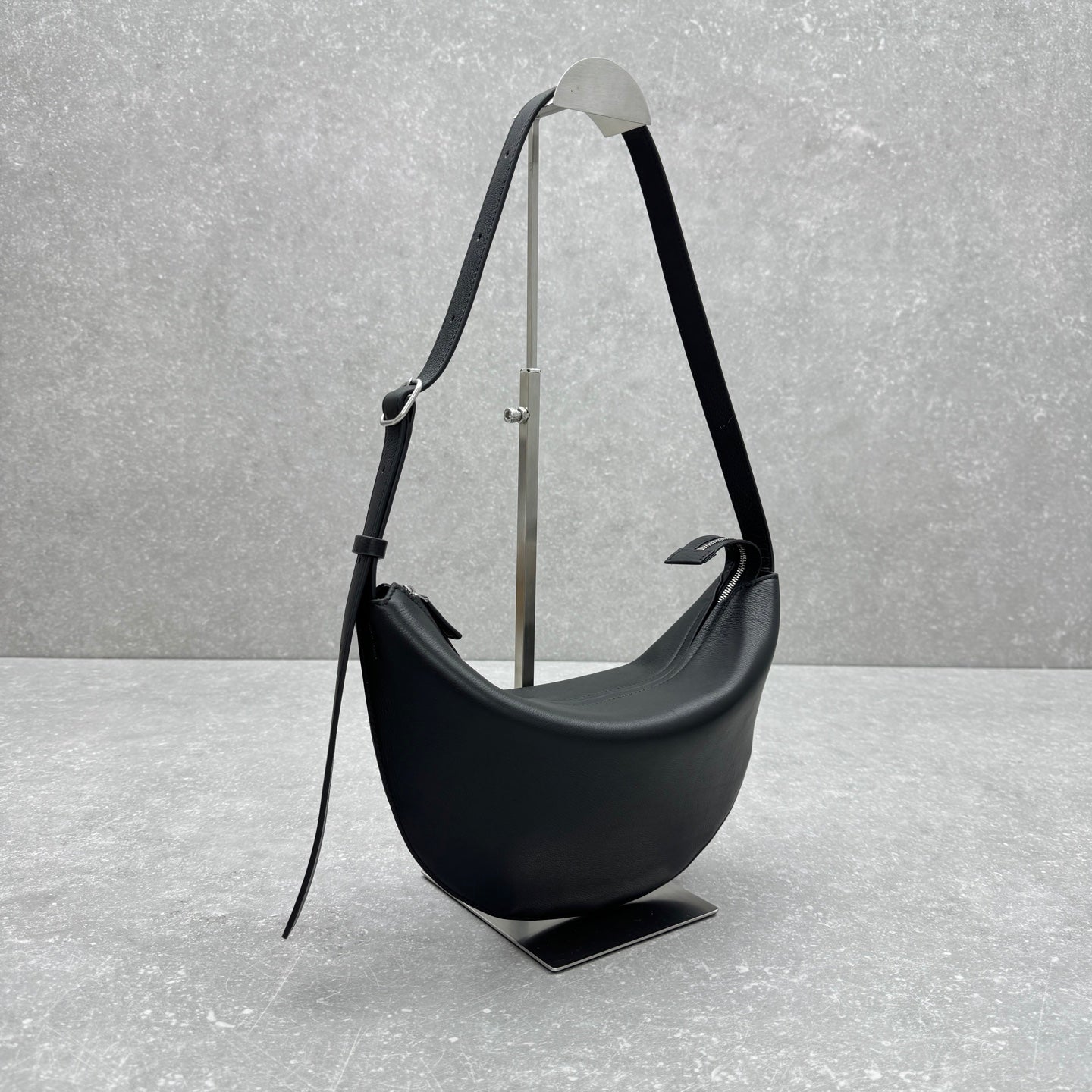 The Row 2025 Jouve Bag 34cm Black Calfskin