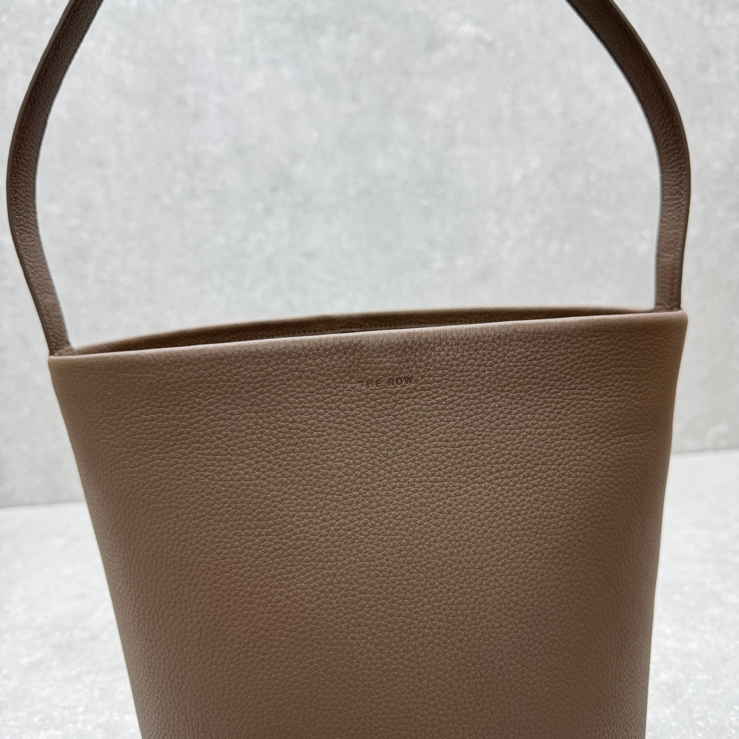 The Row 2025 N/S Park Tote Bag 34cm Brown Calfskin