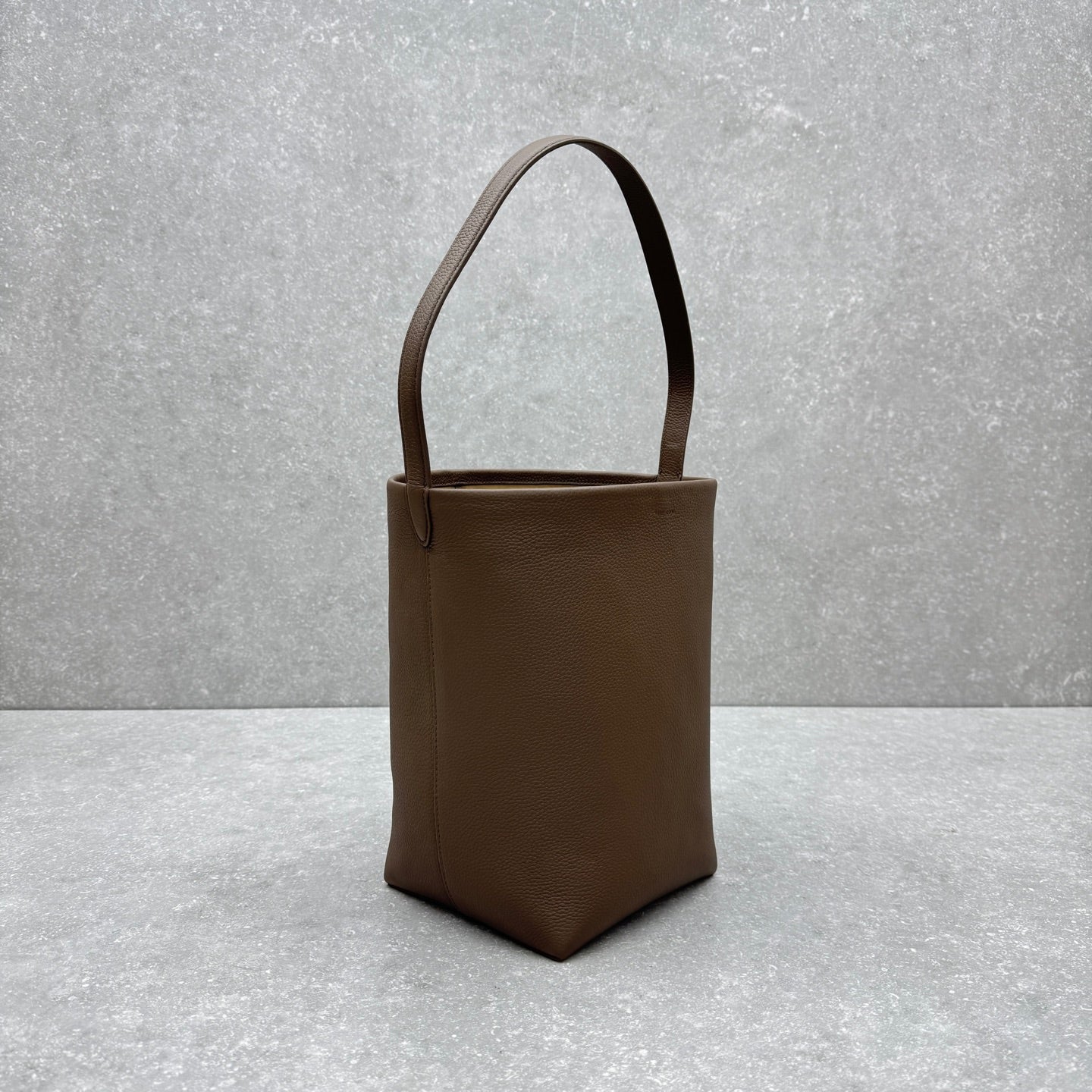 The Row 2025 N/S Park Tote Bag 34cm Brown Calfskin