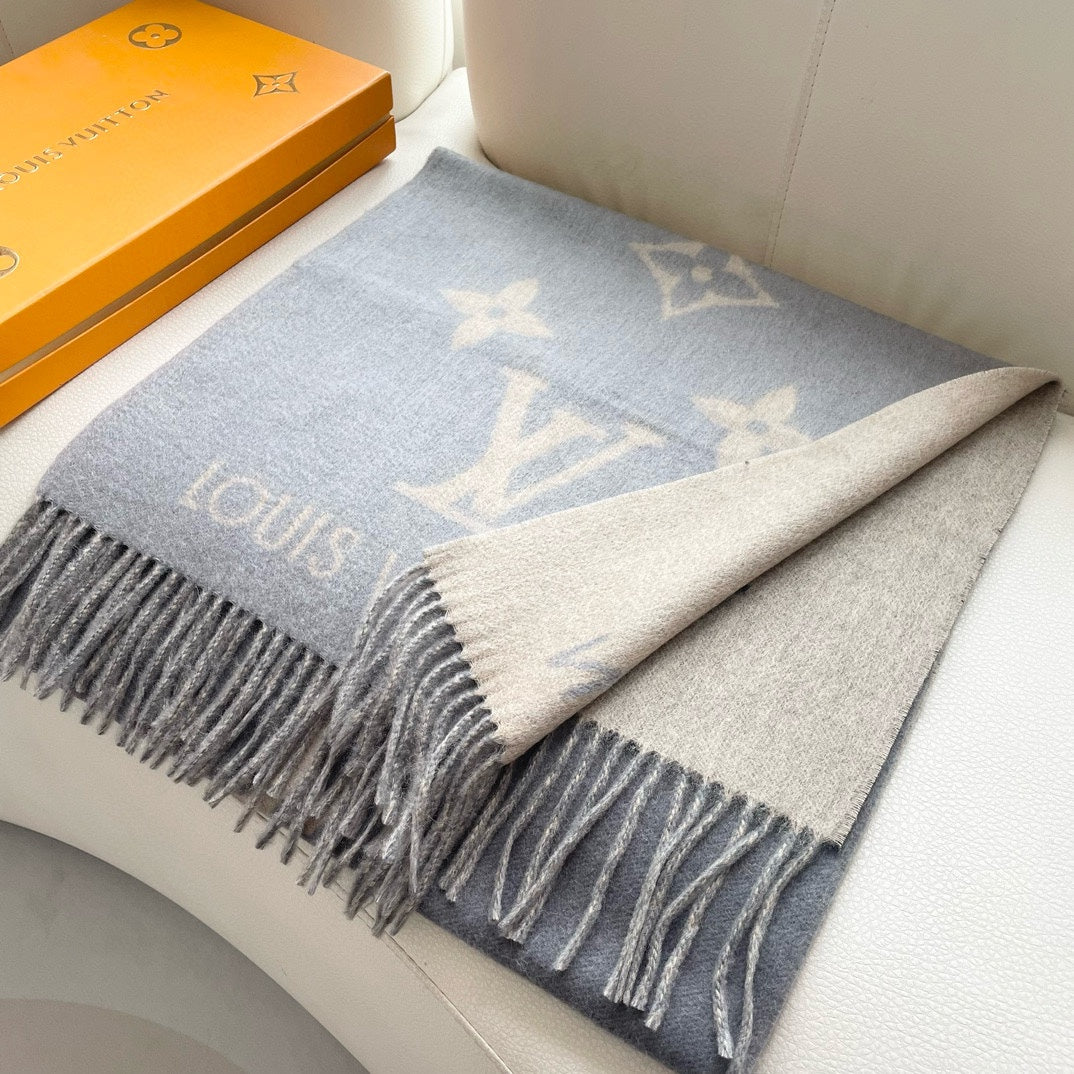 REYKJAVIK GRADIENT SCARF 220 CM CASHMERE 399737