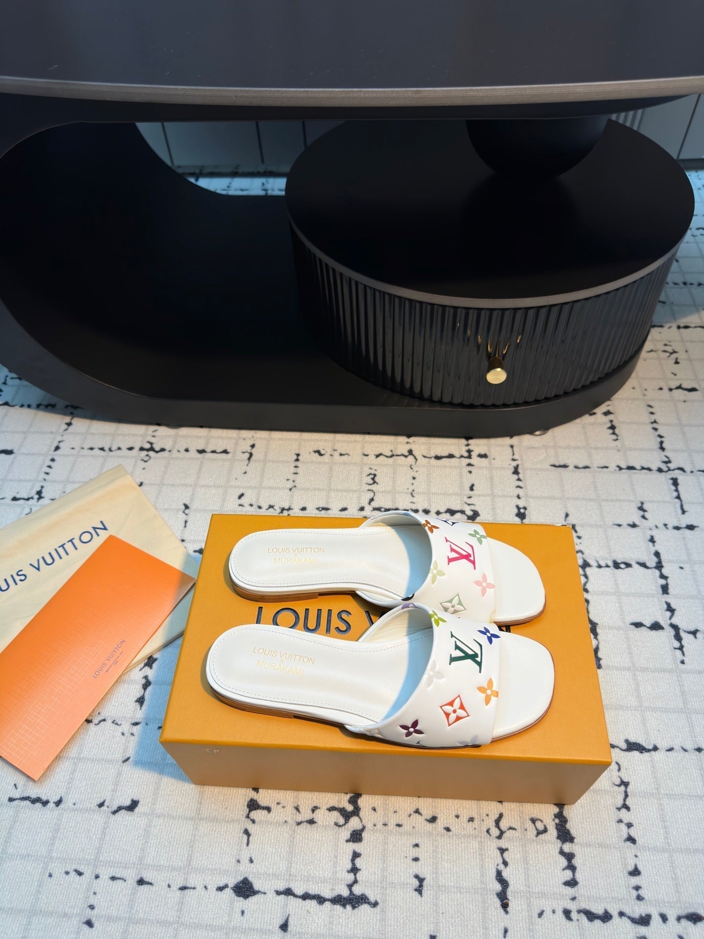 LV Mule plate 6AM LV x TM White with Monogram Multicolore Leather 218903