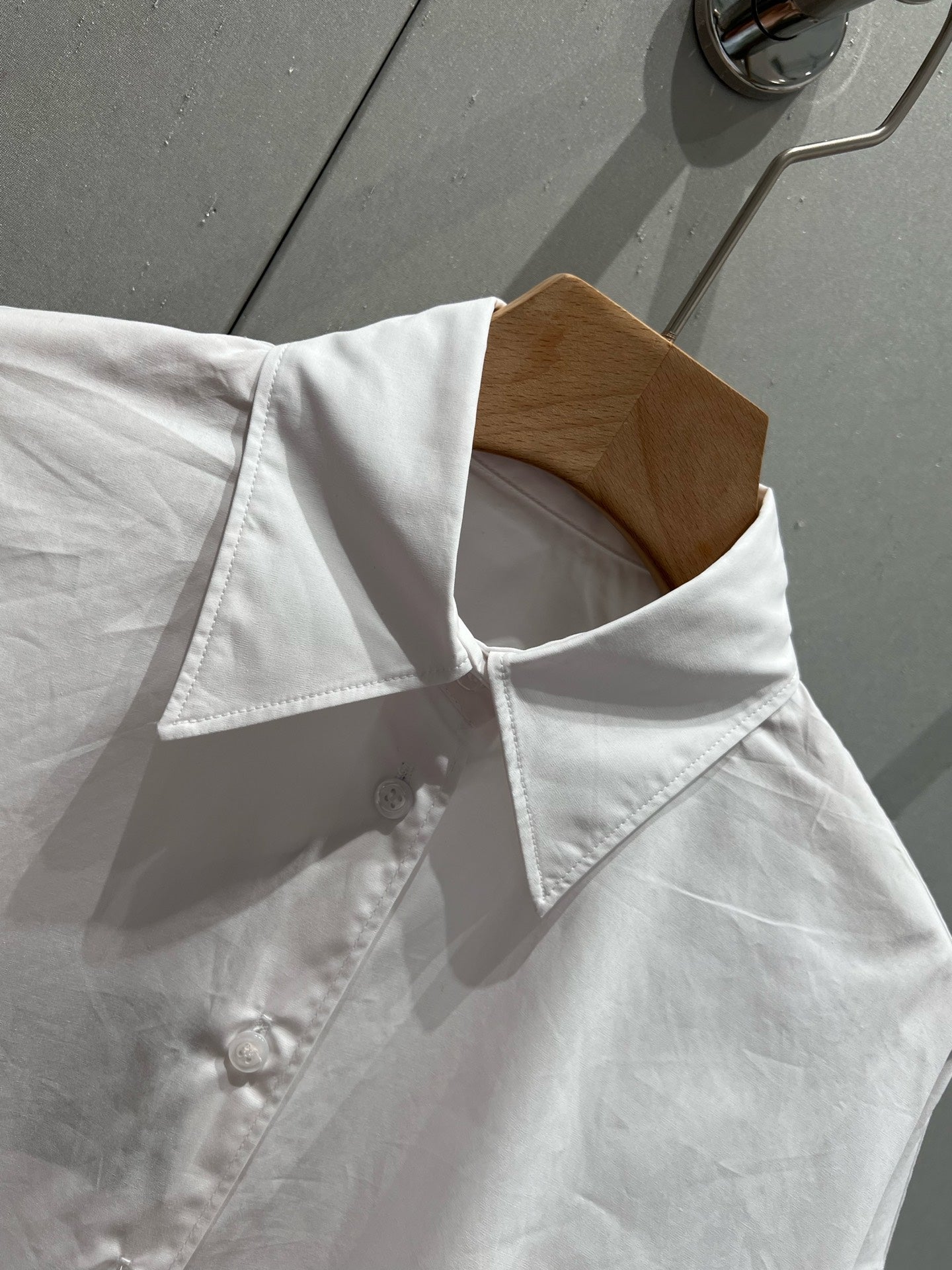 Prada 25 Drawstring-hem Shirt White Cotton 210197
