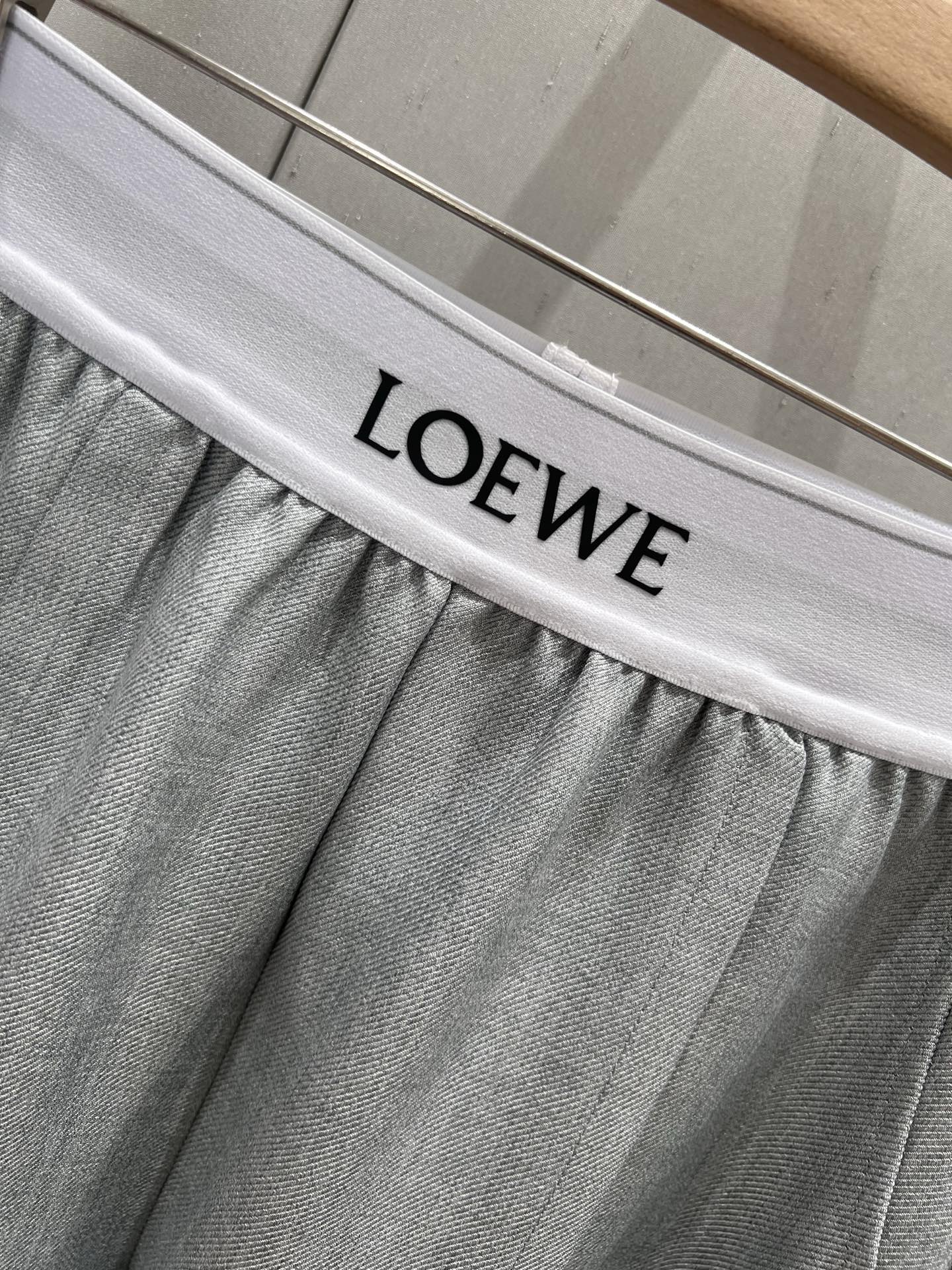 Loewe 25 Print Ribbed Waist Trousers Cotton