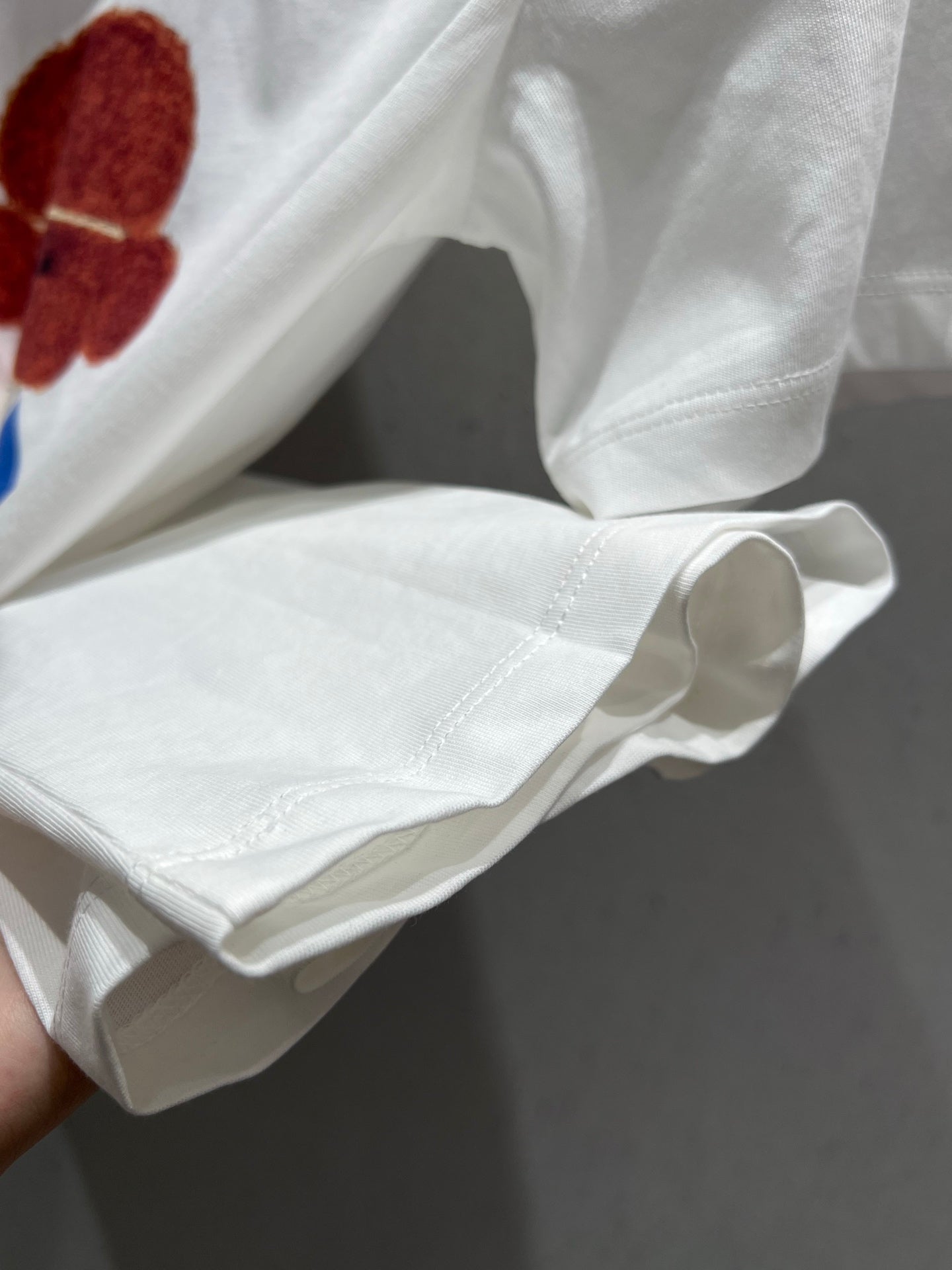 Gucci 25 Cartoon Fun Teddy Print Short-sleeved T-shirt White Cotton 215692