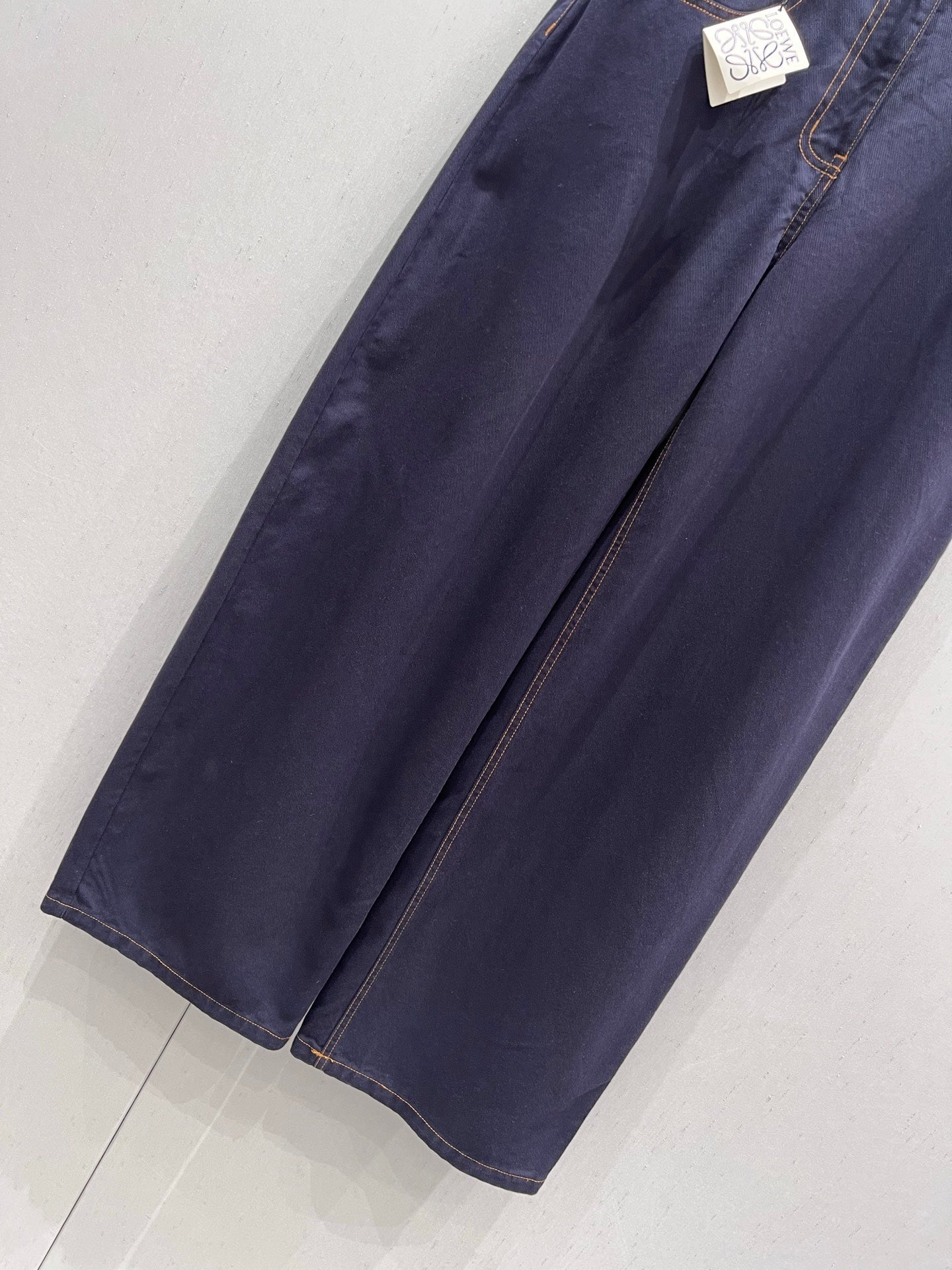 Loewe 25 Straight Wide-leg Jeans Cotton