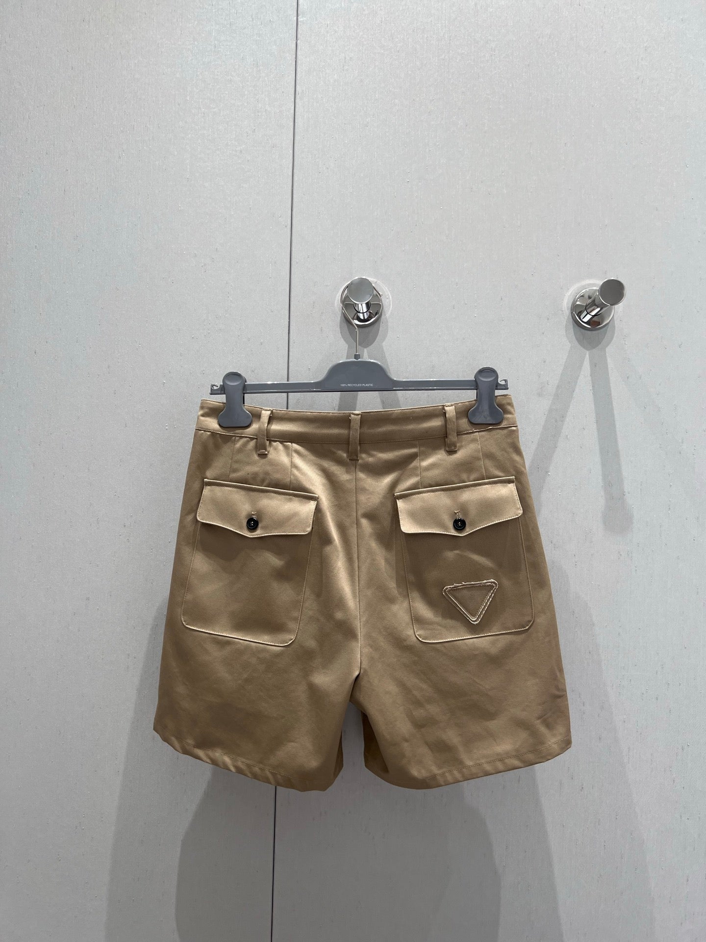 Prada 25 Short Beige Cotton 218082