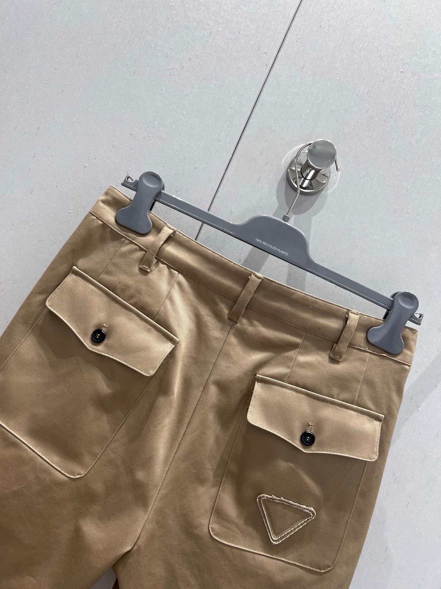 Prada 25 Short Beige Cotton 218082