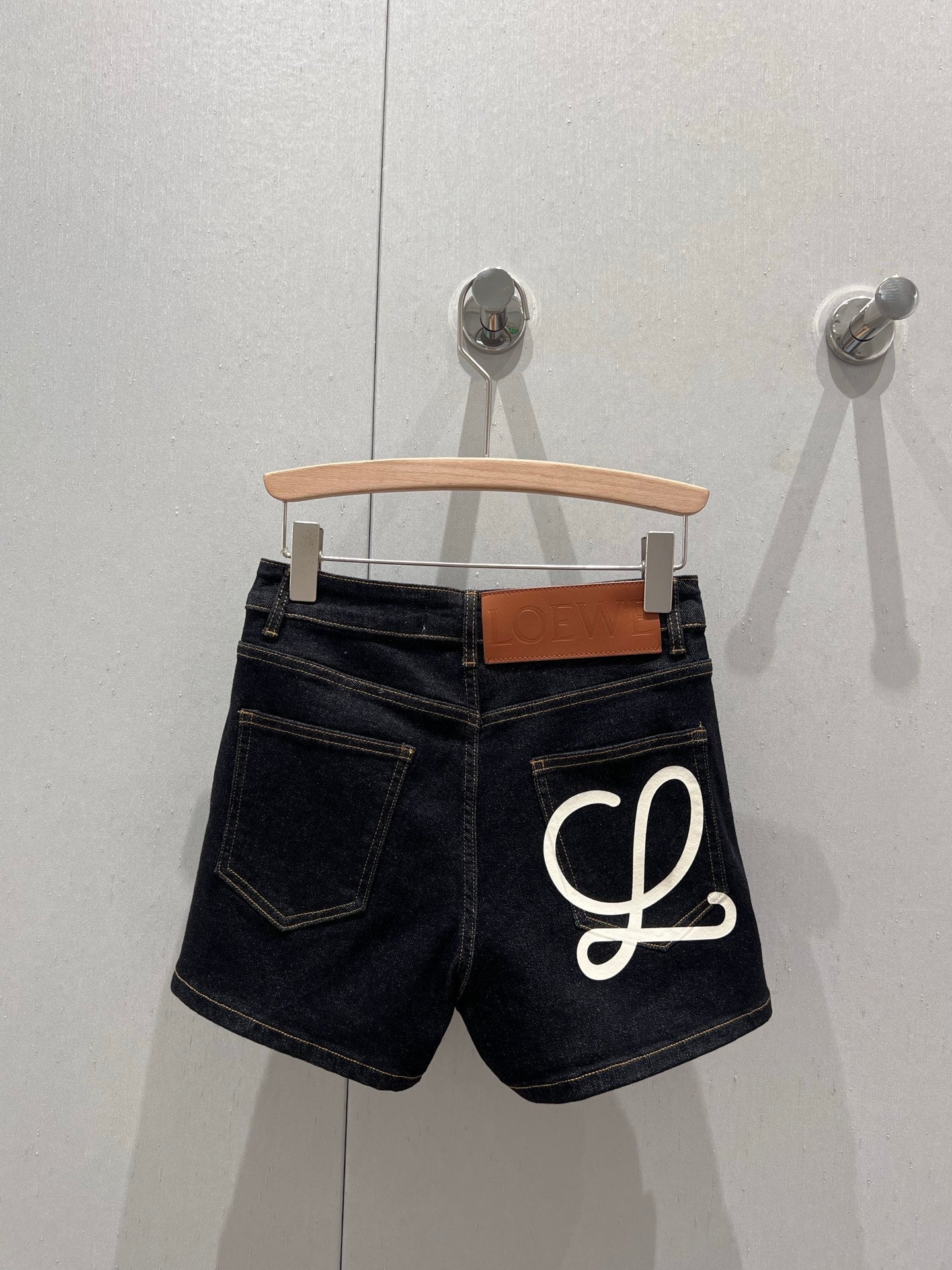 Loewe 25 Short Black Cotton 220662
