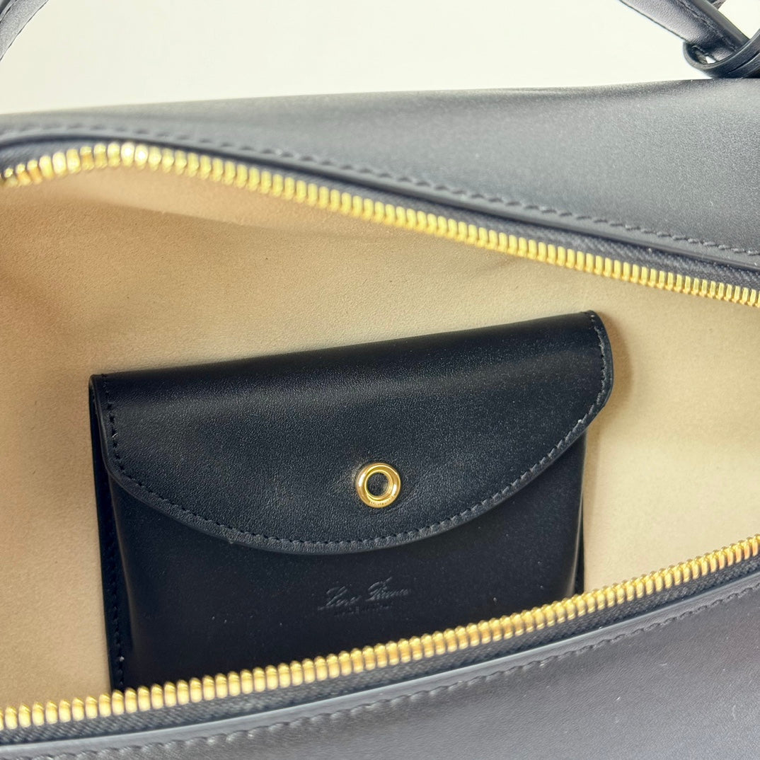 LP Extra Bag 27cm Black Smooth Calfskin