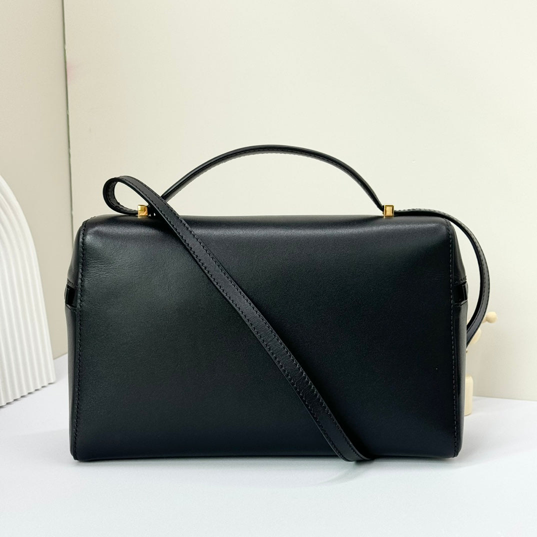 LP Extra Bag 27cm Black Smooth Calfskin