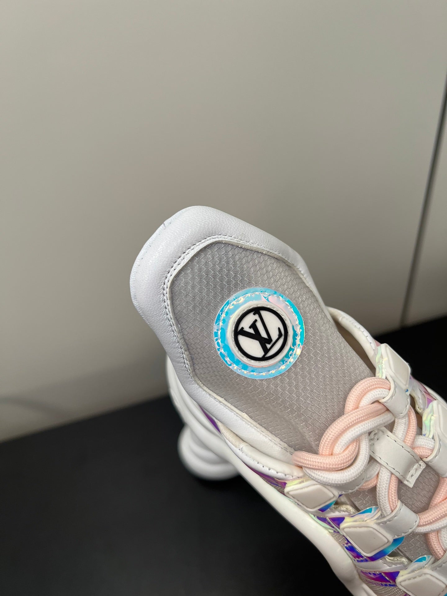 LV Archlight Sneaker 50mm White Mix Pink Fabric