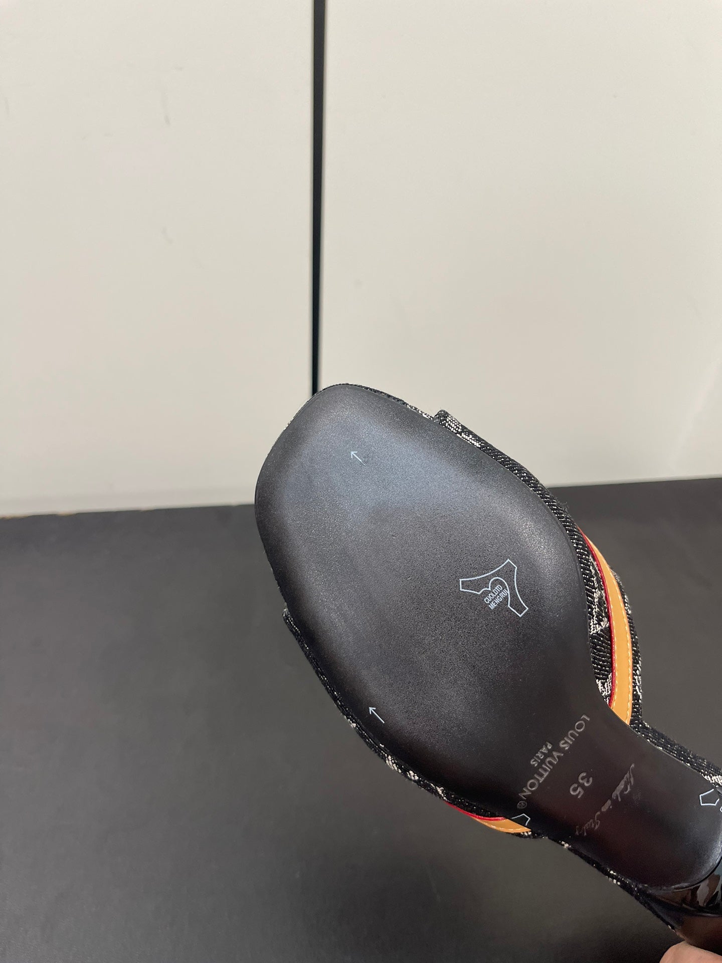 lv neo revival 50 black monogram denim calfskin