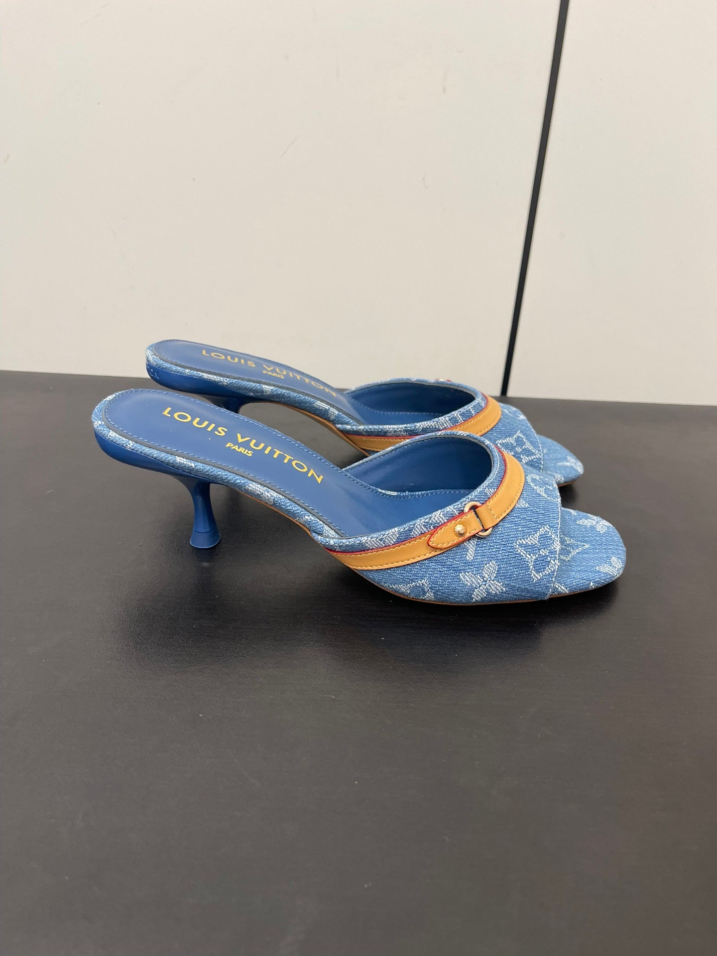 lv neo revival 50 blue monogram denim calfskin