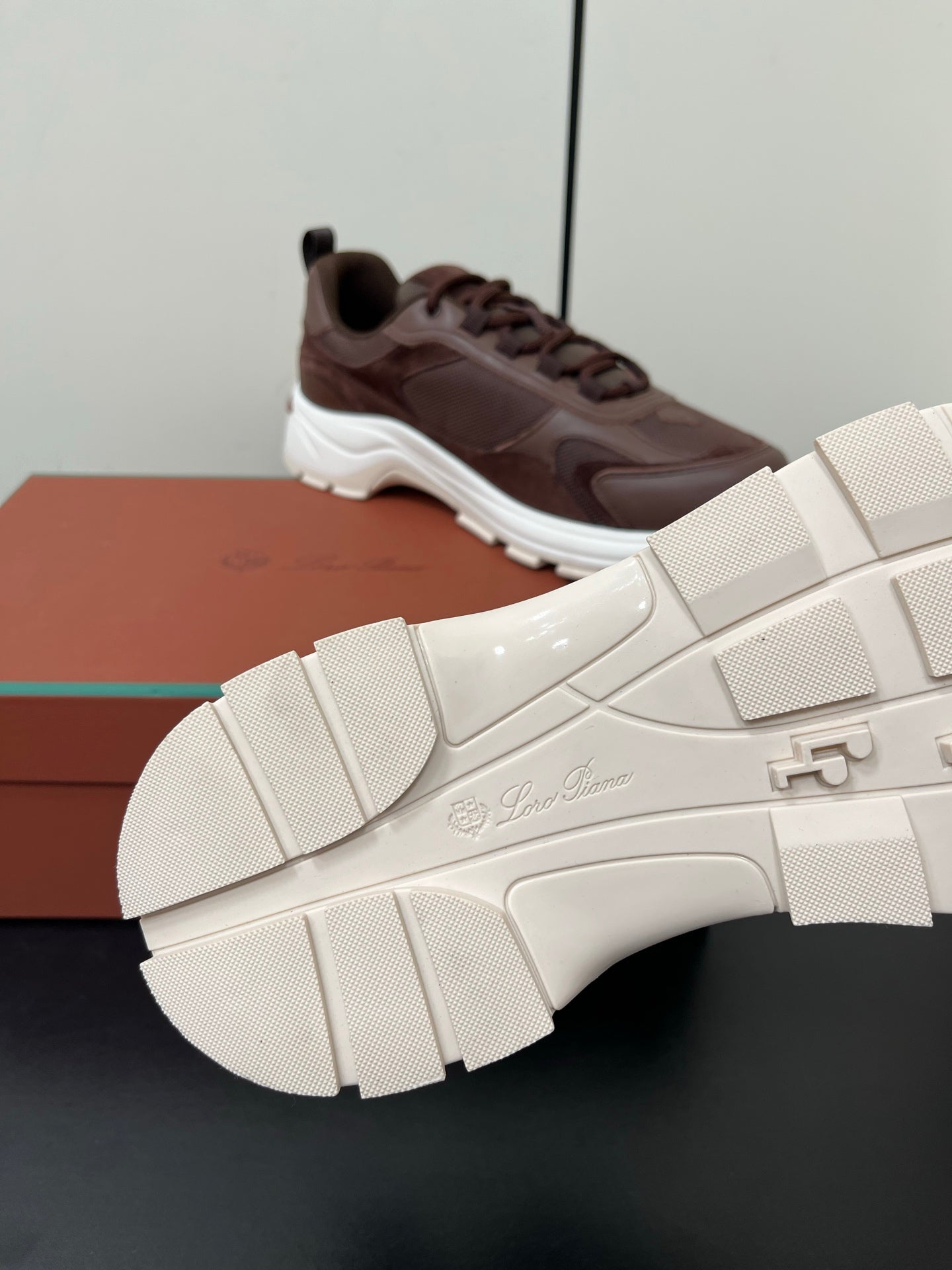 LP Cairn Walk Sneaker Eterna Cotto Calfskin and Fabric 210920