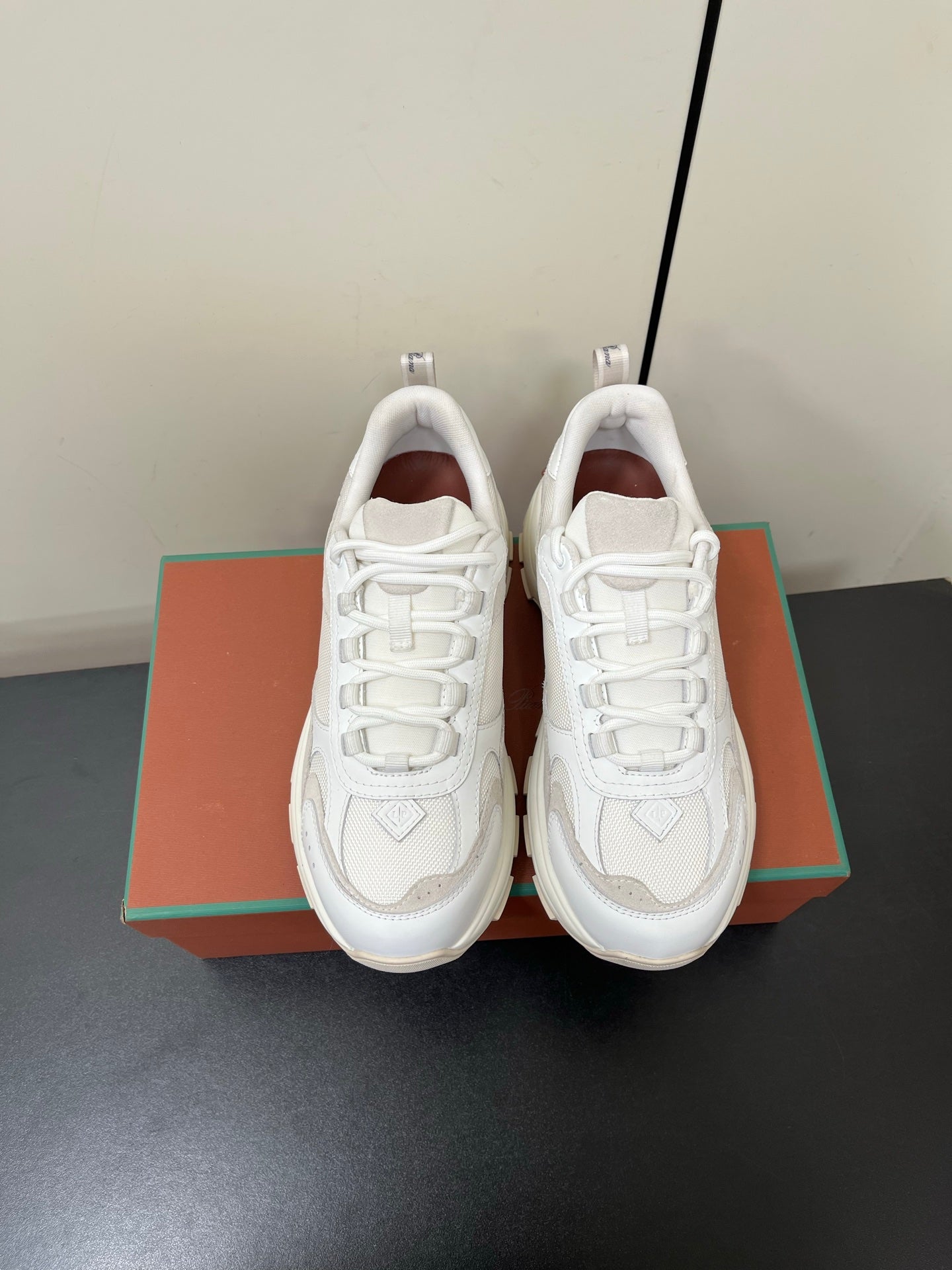 LP 25C Cairn Walk Sneaker Nougat Calfskin and Fabric 210924