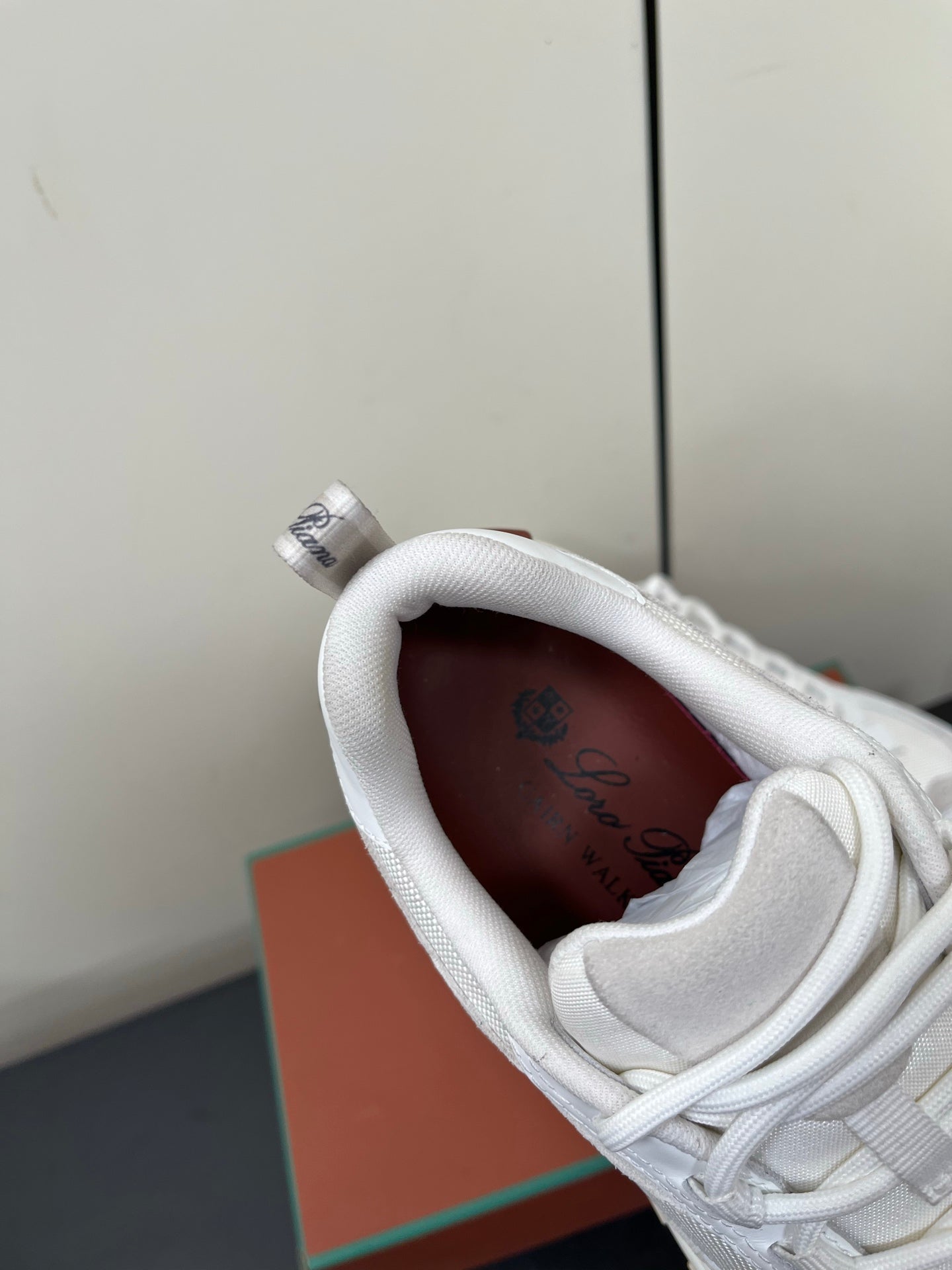 LP 25C Cairn Walk Sneaker Nougat Calfskin and Fabric 210924