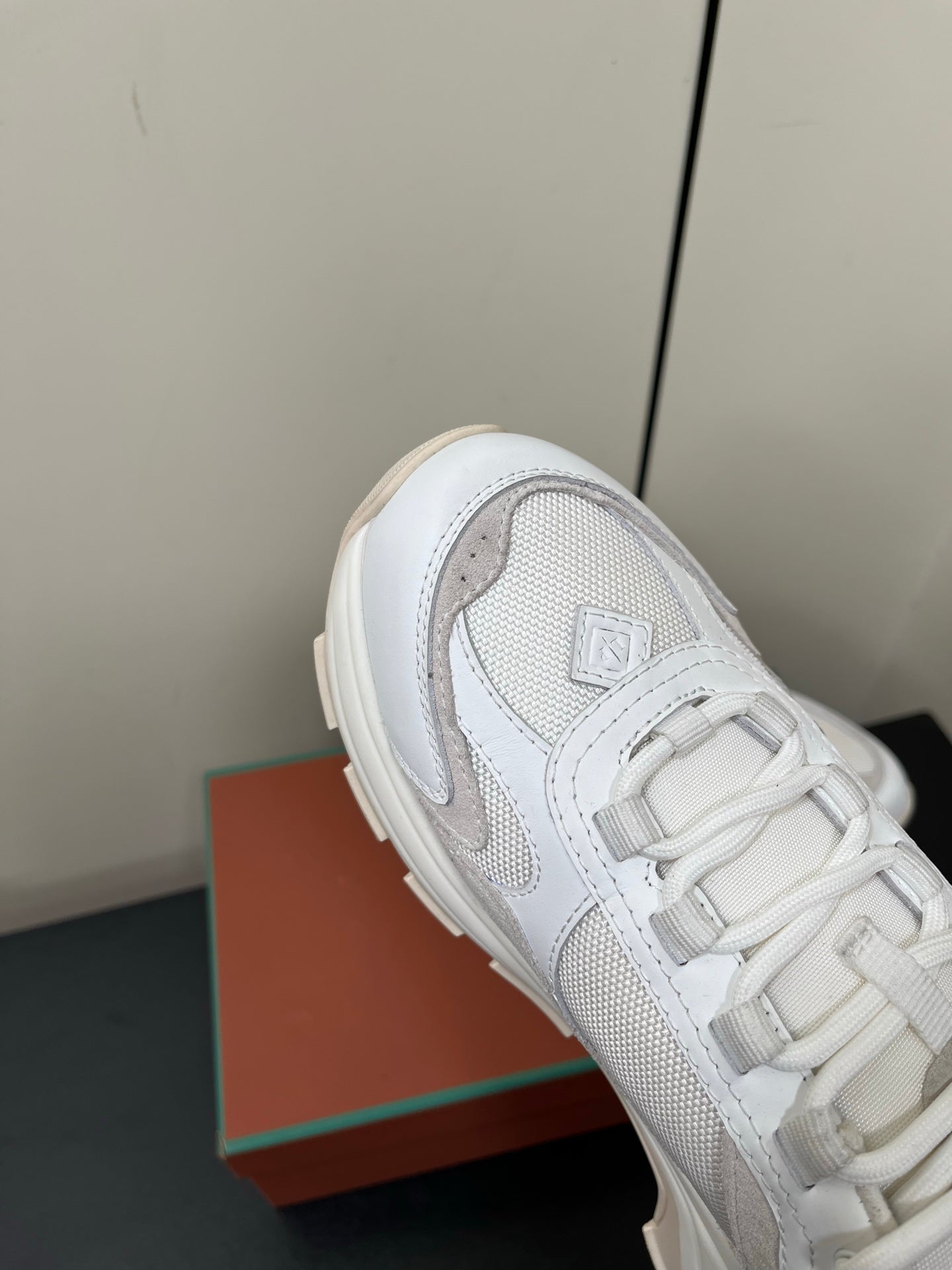 LP 25C Cairn Walk Sneaker Nougat Calfskin and Fabric 210924