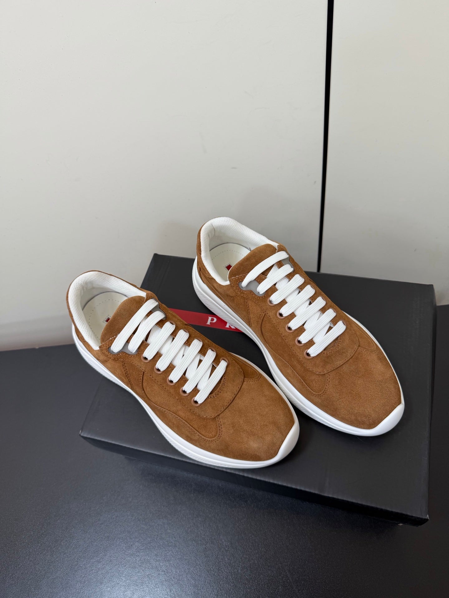 PRA 26S Casual Sneakers Brown Suede Leather 618915