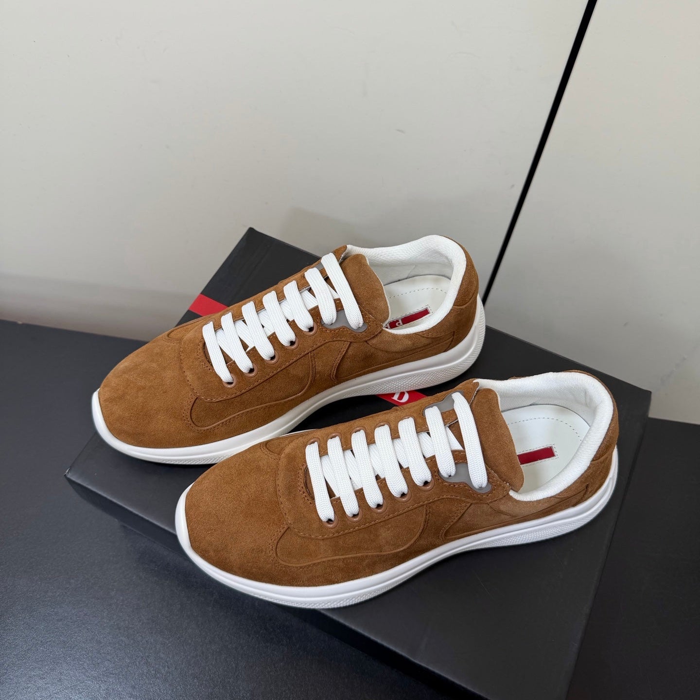 PRA 26S Casual Sneakers Brown Suede Leather 618915